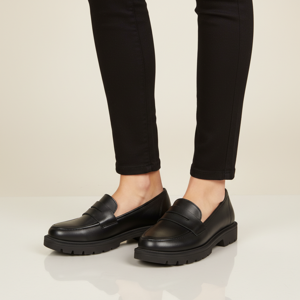 Mocasin Negro Beira Rio