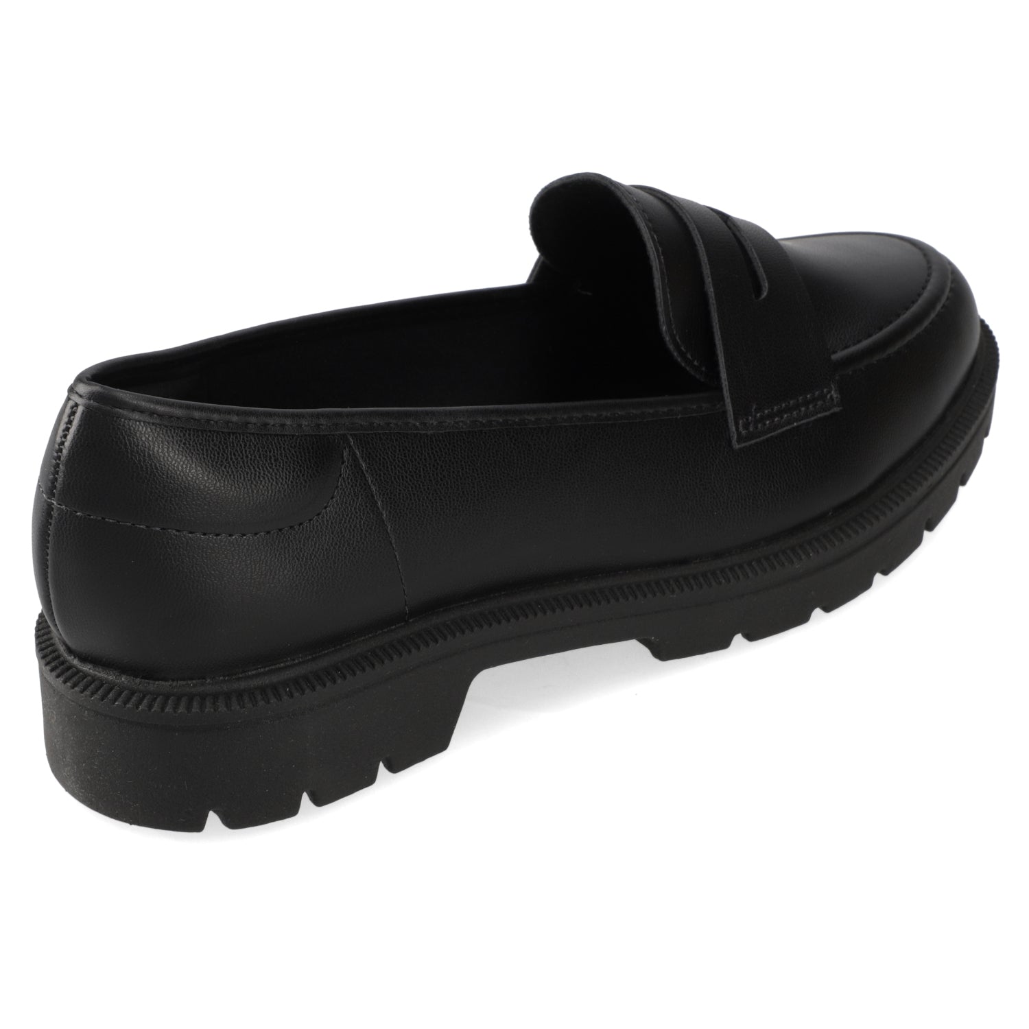 Mocasin Eco Cuero Negro 35 / Negro