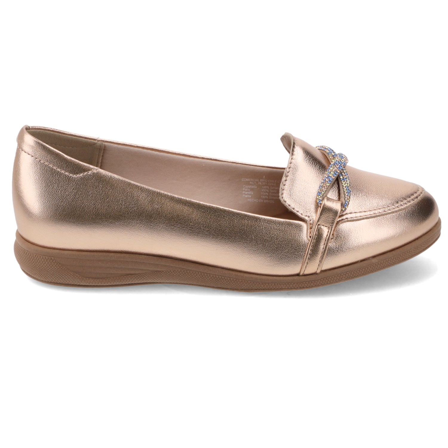 Mocasín Rose Gold Beira Rio