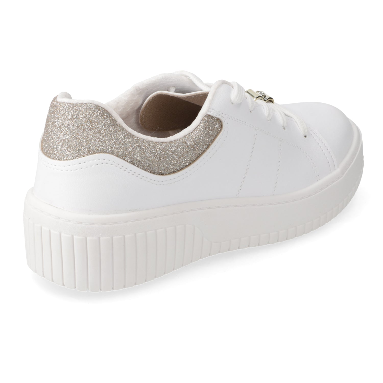 Zapatilla Casual Glitter Blanco Beira Rio