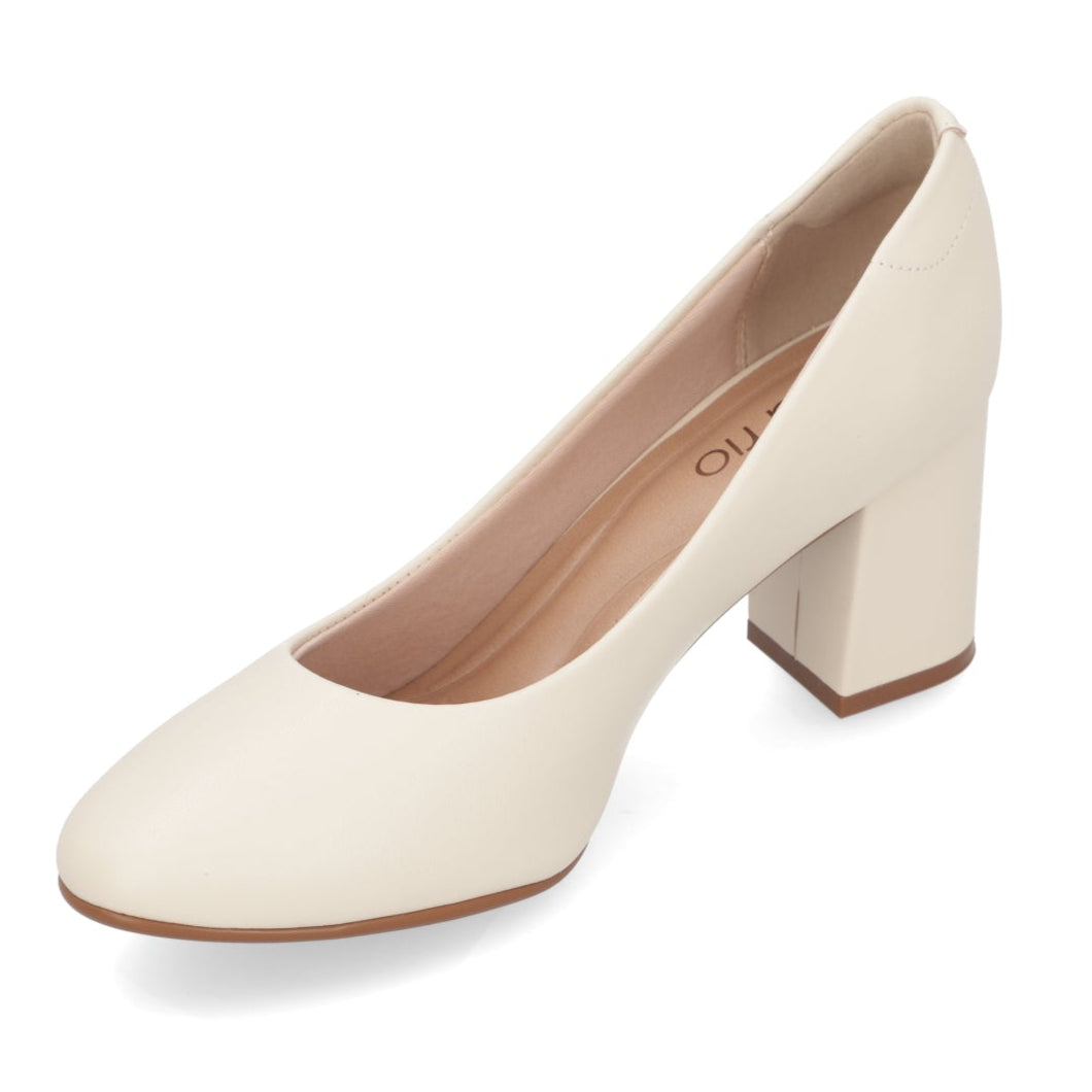 Taco Cuadrado Eco Cuero Crema 4320-100-9569-83517