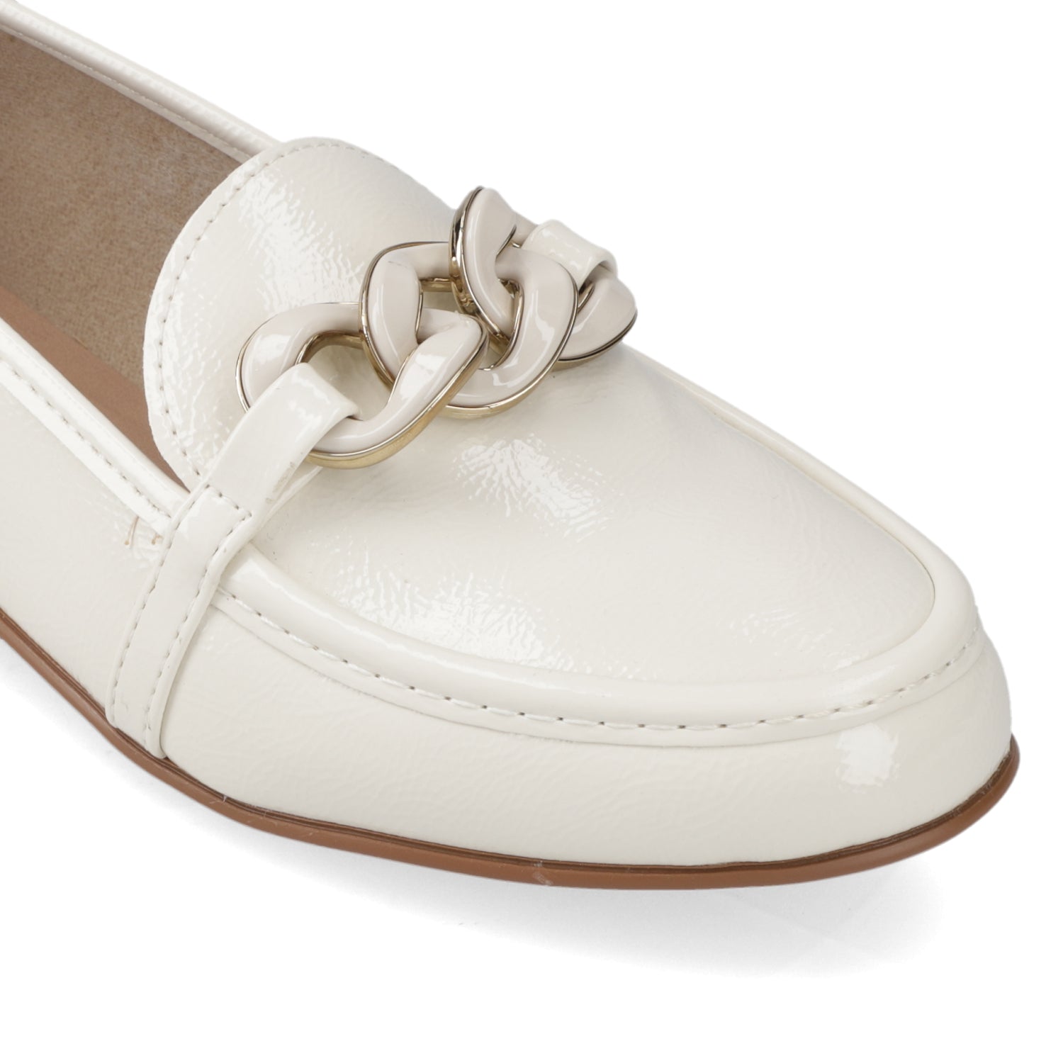 Mocasines Blanco Beira Rio 35 / Blanco