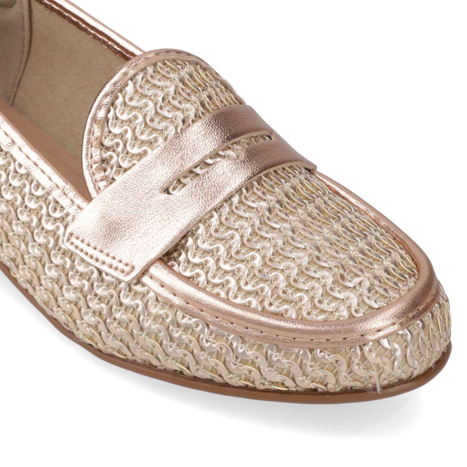 Mocasines Rose Gold Beira Rio 35 / Rose Gold