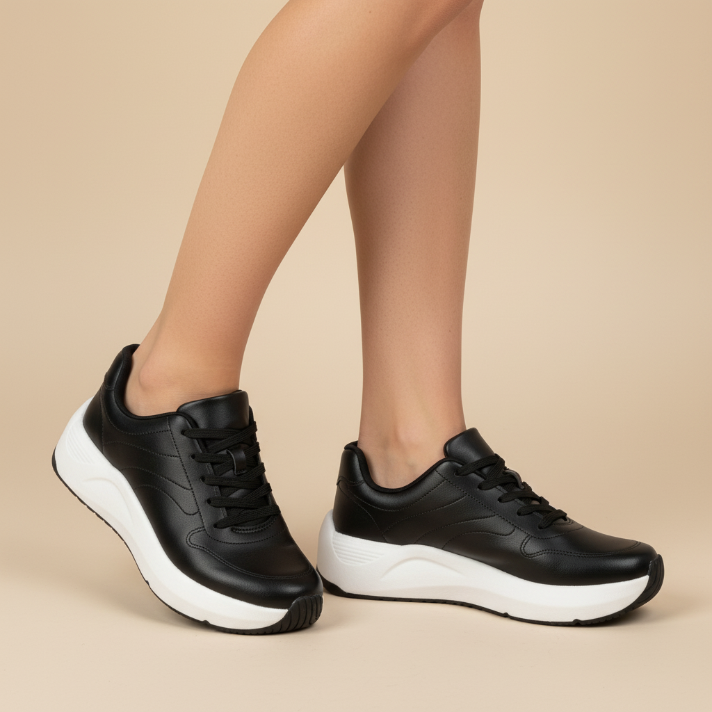 Zapatilla Negra Beira Rio
