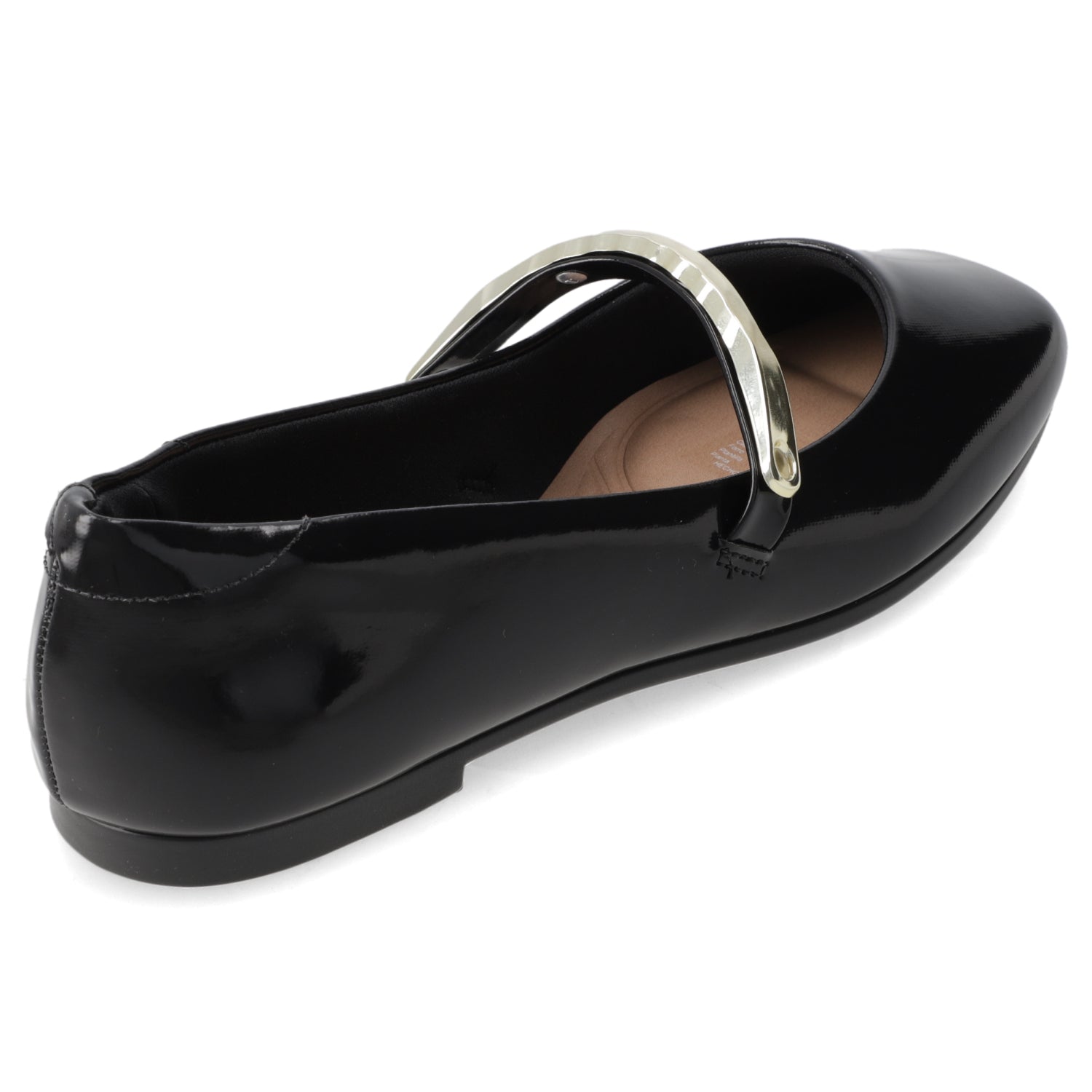 Ballerina Negro Beira Rio Efecto Charol 35 / Negro