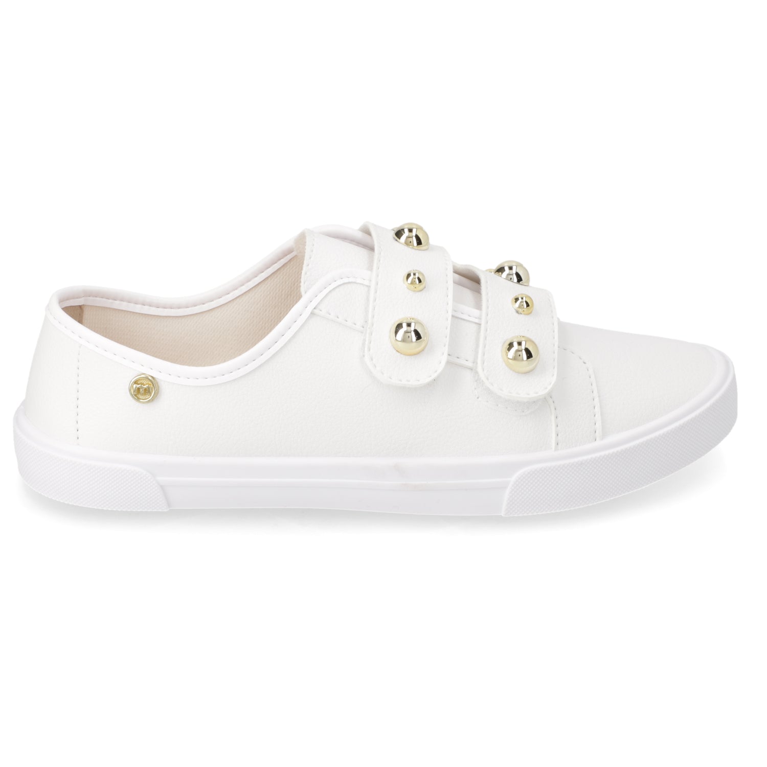 Zapatillas Casuales Blanco Moleca 35 / Blanco