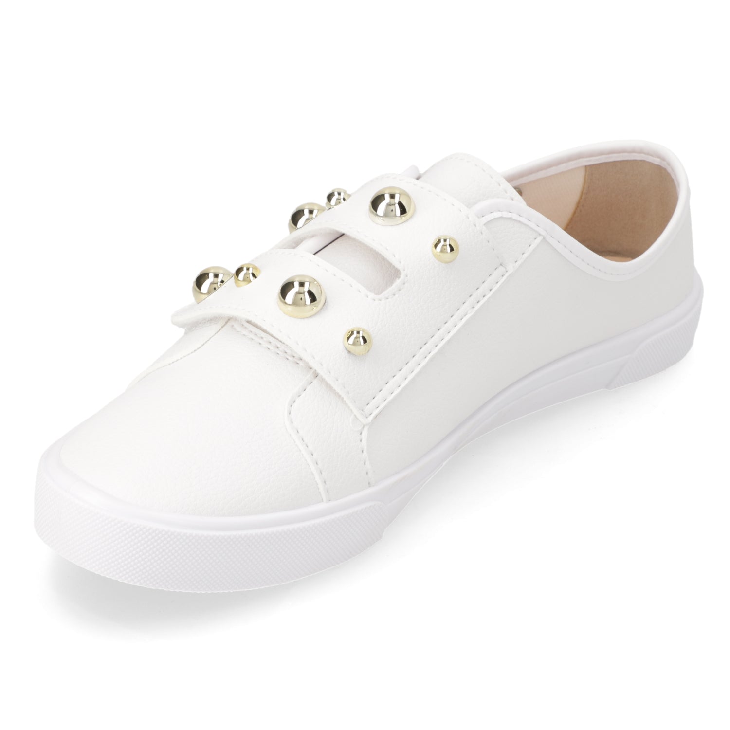 Zapatillas Casuales Blanco Moleca 35 / Blanco