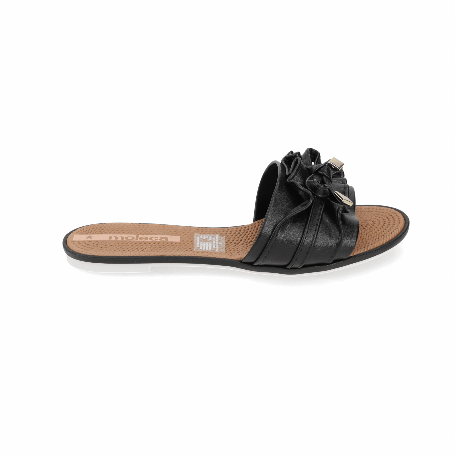 Sandalia Negro Moleca 35 / Negro