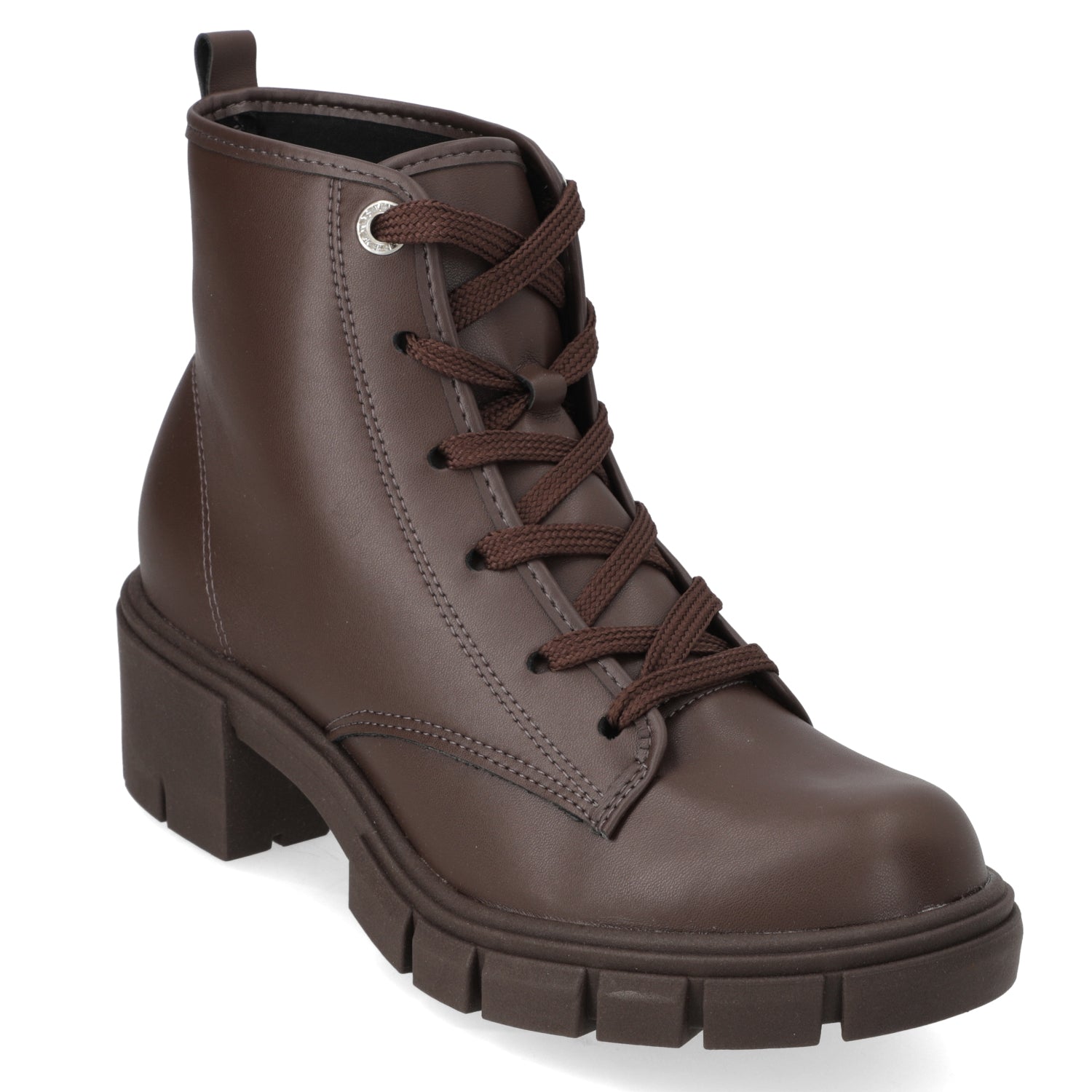 Bota Taco Ancho 5 cm Chocolate Moleca 35 / Chocolate