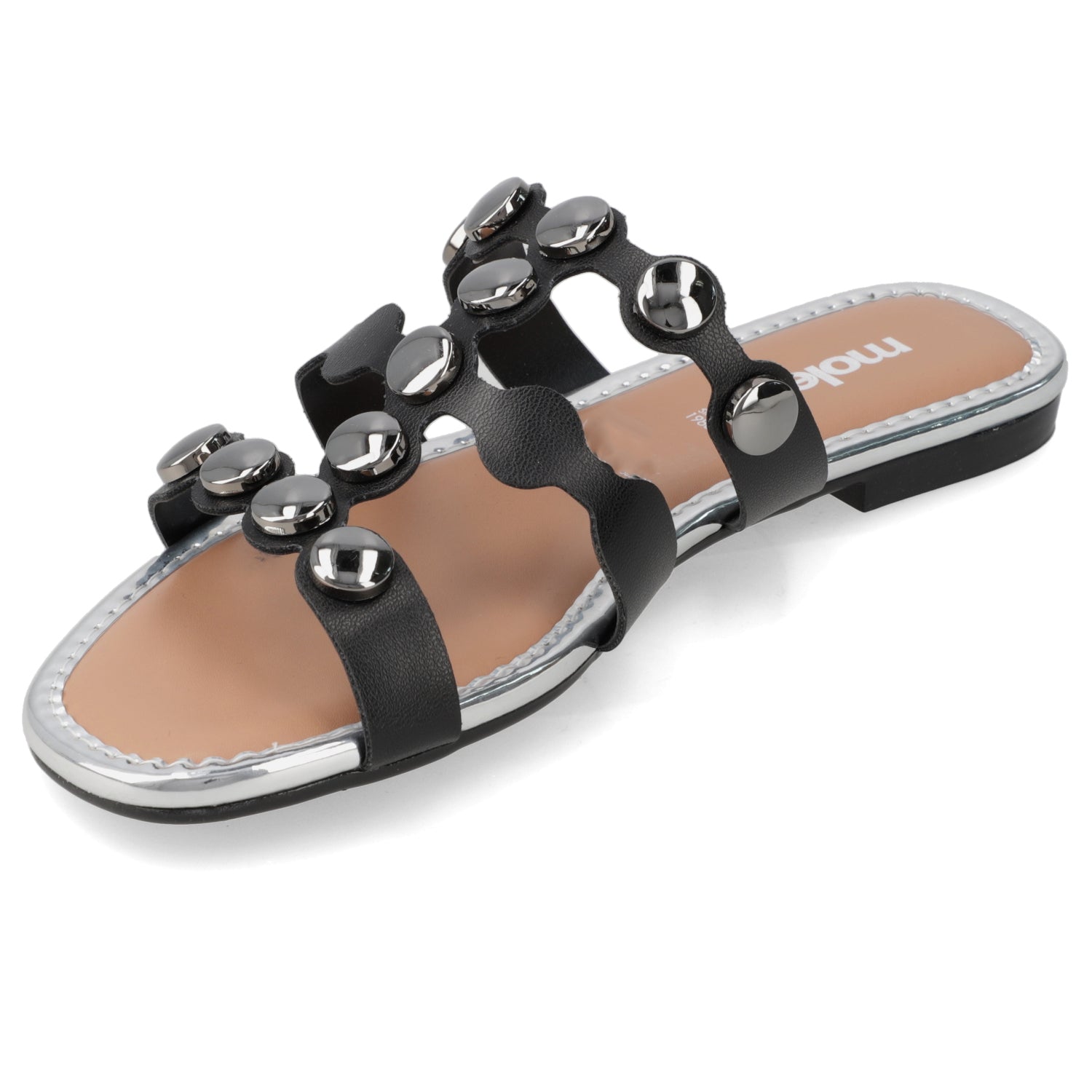 Sandalia Negro Moleca 35 / Negro