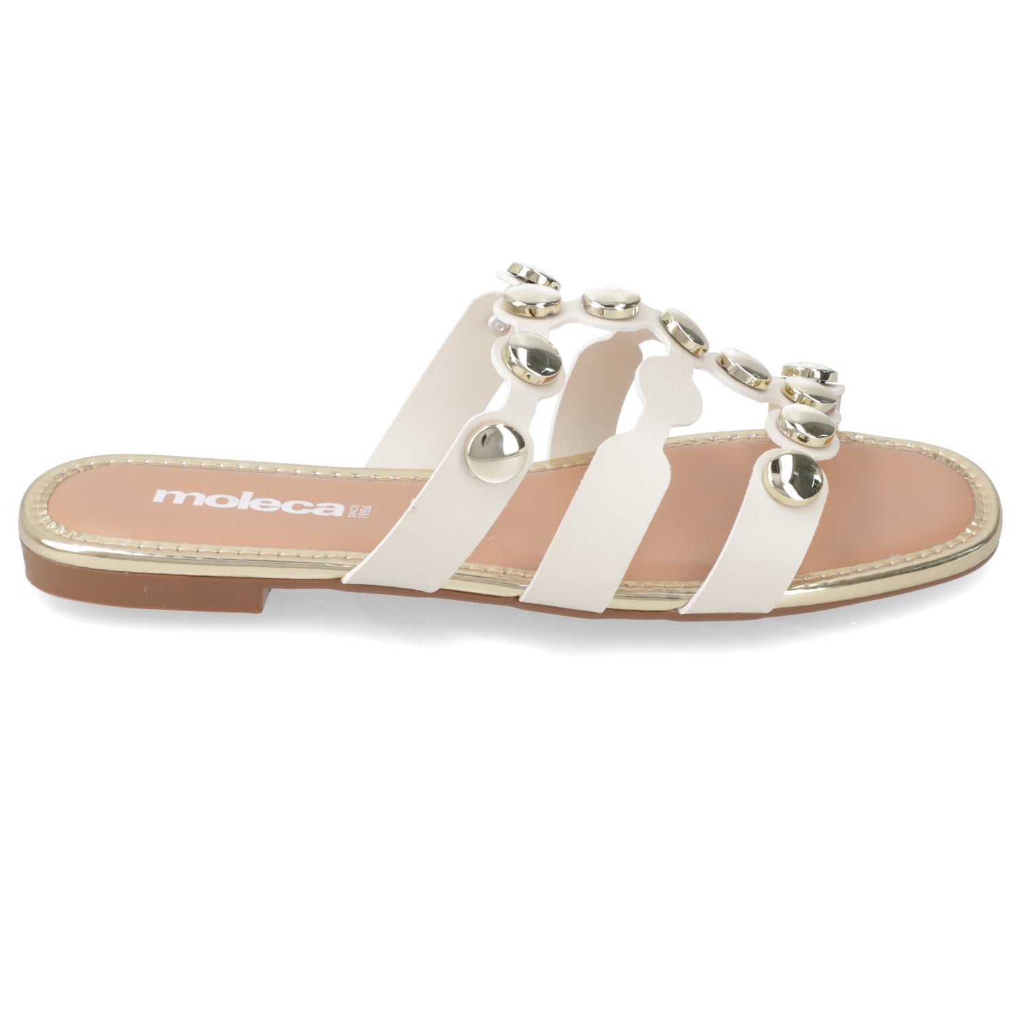 Sandalia Blanco OFF Moleca 35 / Blanco OFF