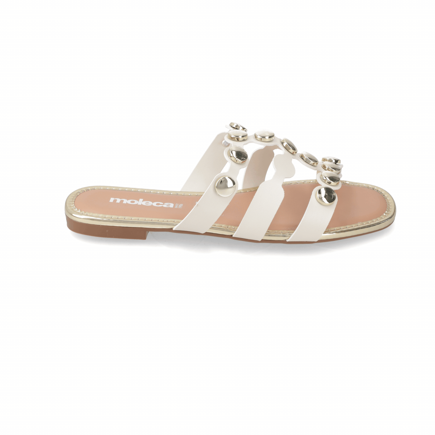 Sandalia Blanco OFF Moleca 35 / Blanco OFF