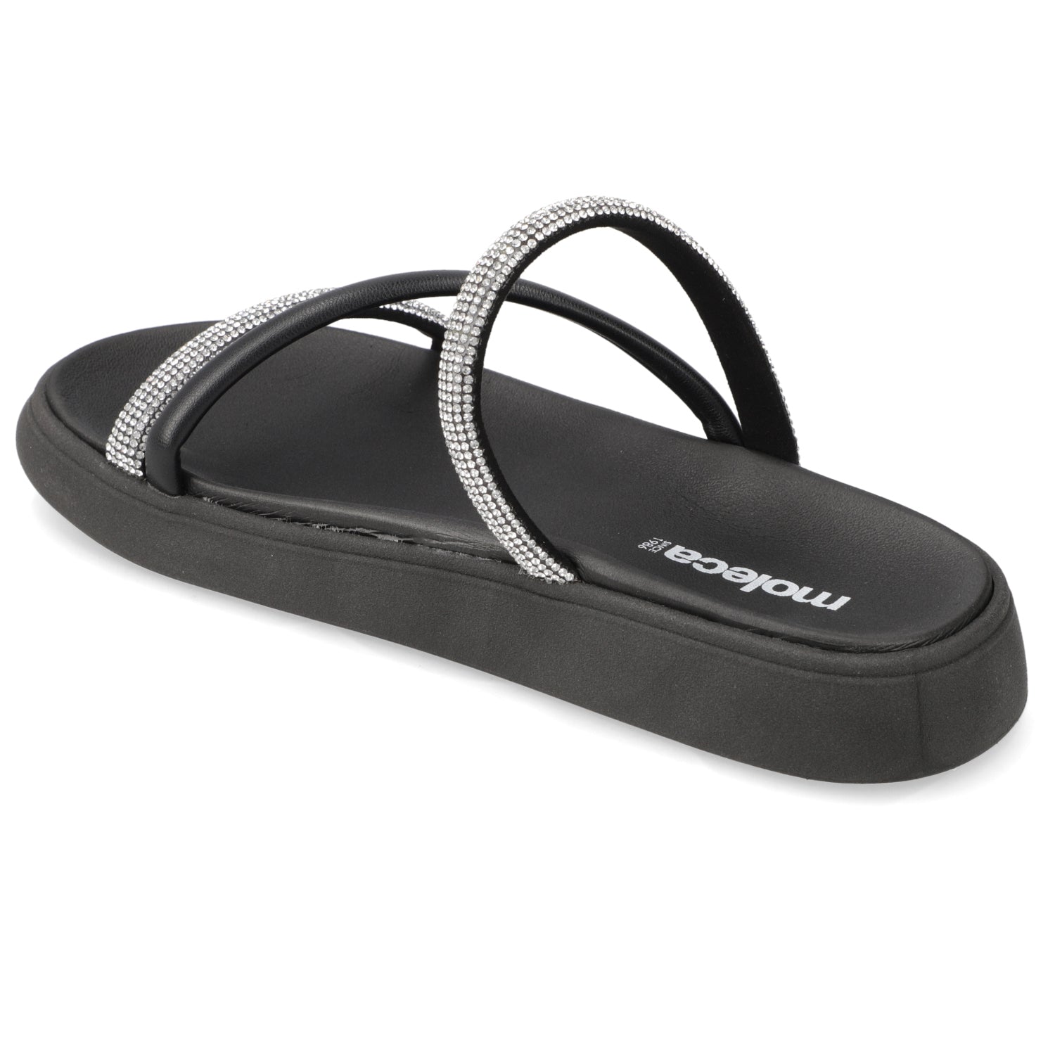 Sandalia Negro Moleca 35 / Negro