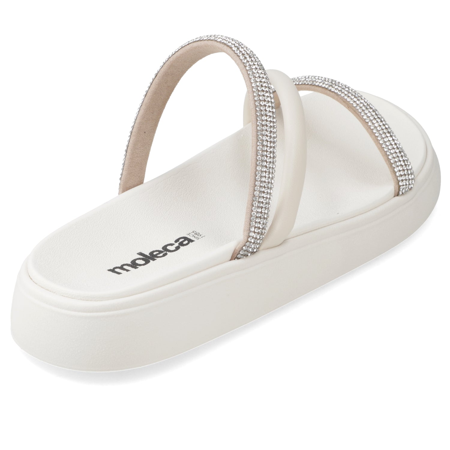 Sandalia Blanco Moleca 35 / Blanco