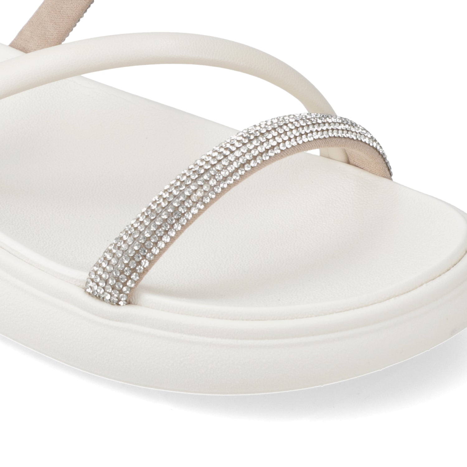 Sandalia Blanco Moleca 35 / Blanco