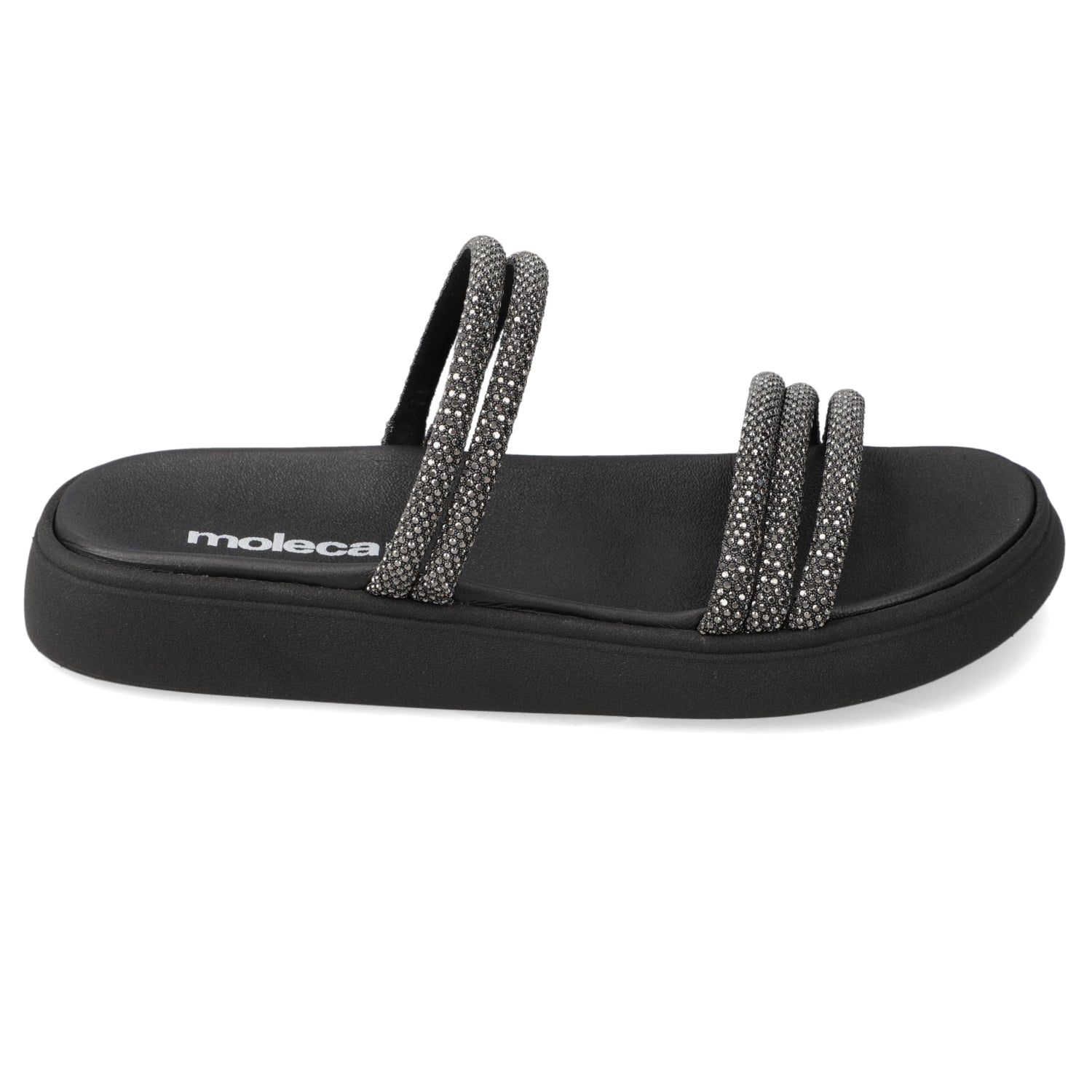 Sandalia Negro Moleca 35 / Negro