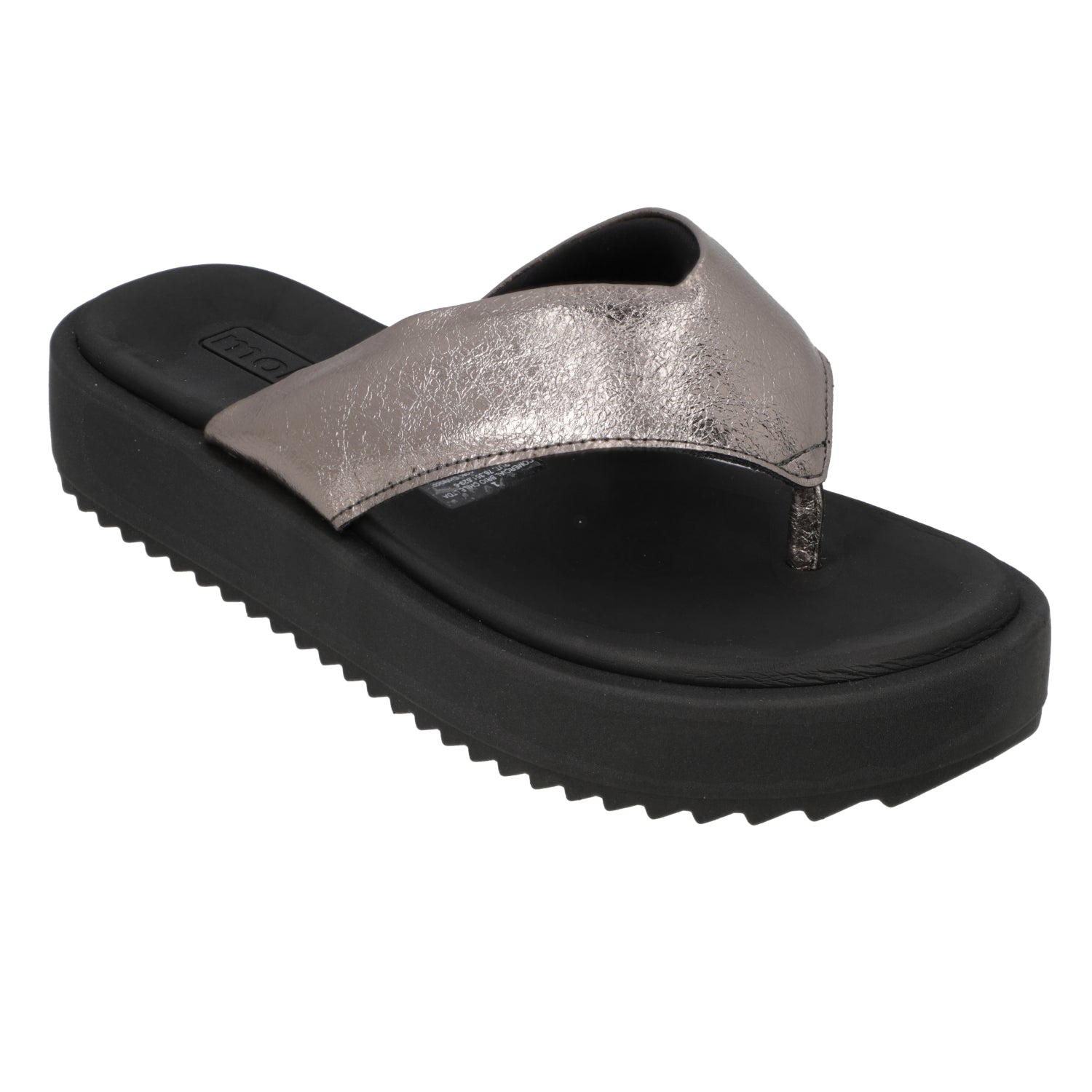 Sandalia Plana Metalizada 5489-100-27054-18626