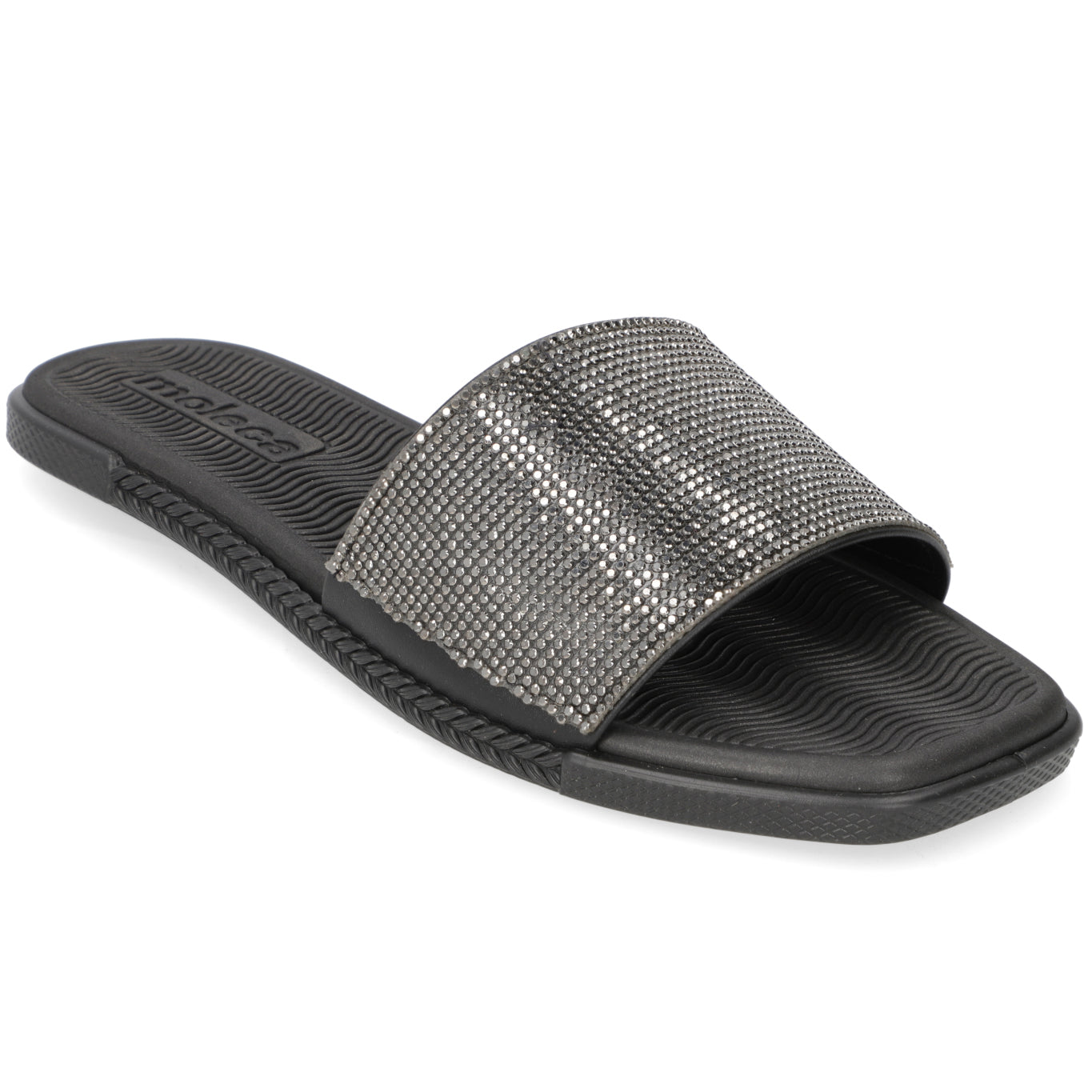 Sandalia Plana Moleca Glitter