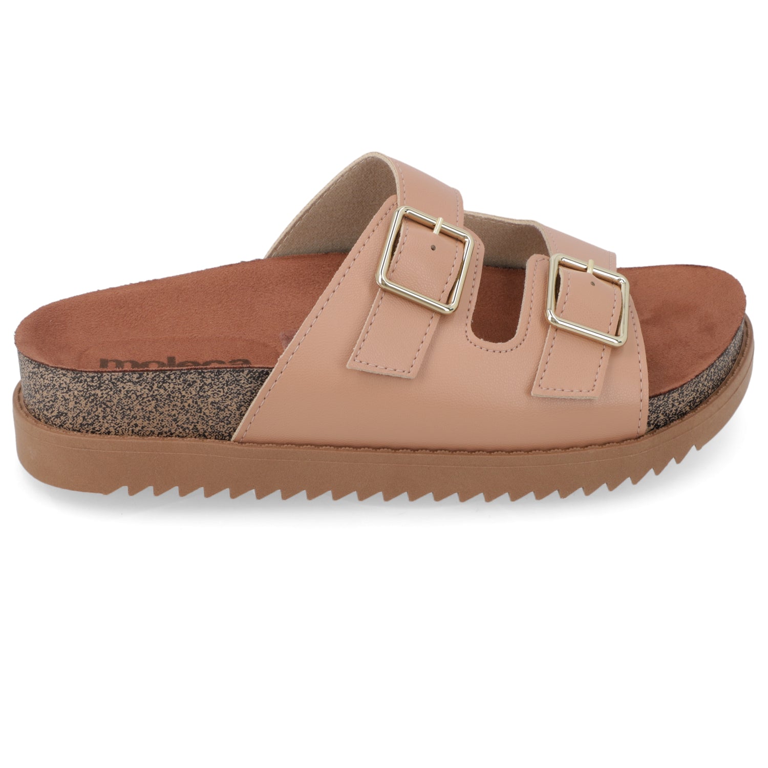 Sandalia Nude Moleca Ecocuero 35 / Nude