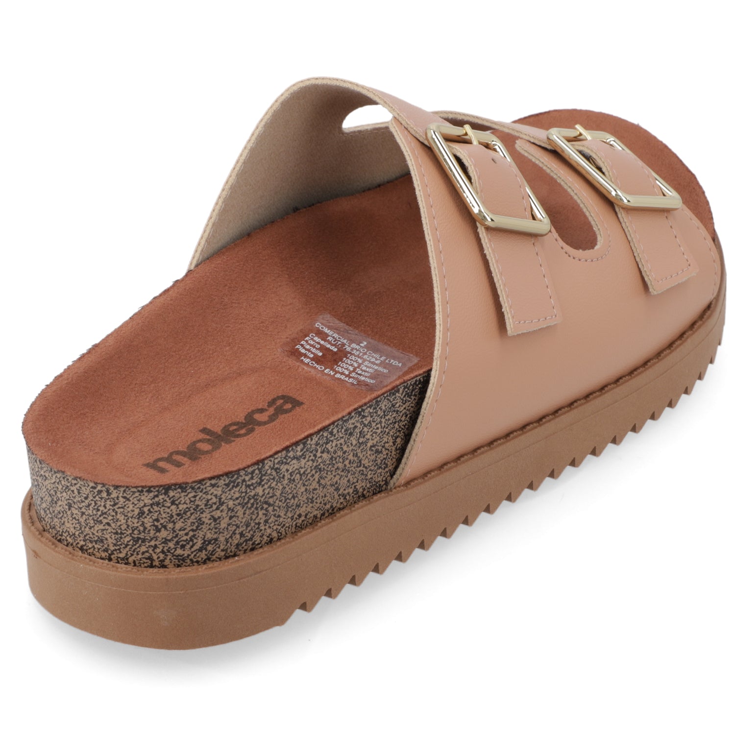 Sandalia Nude Moleca Ecocuero 35 / Nude
