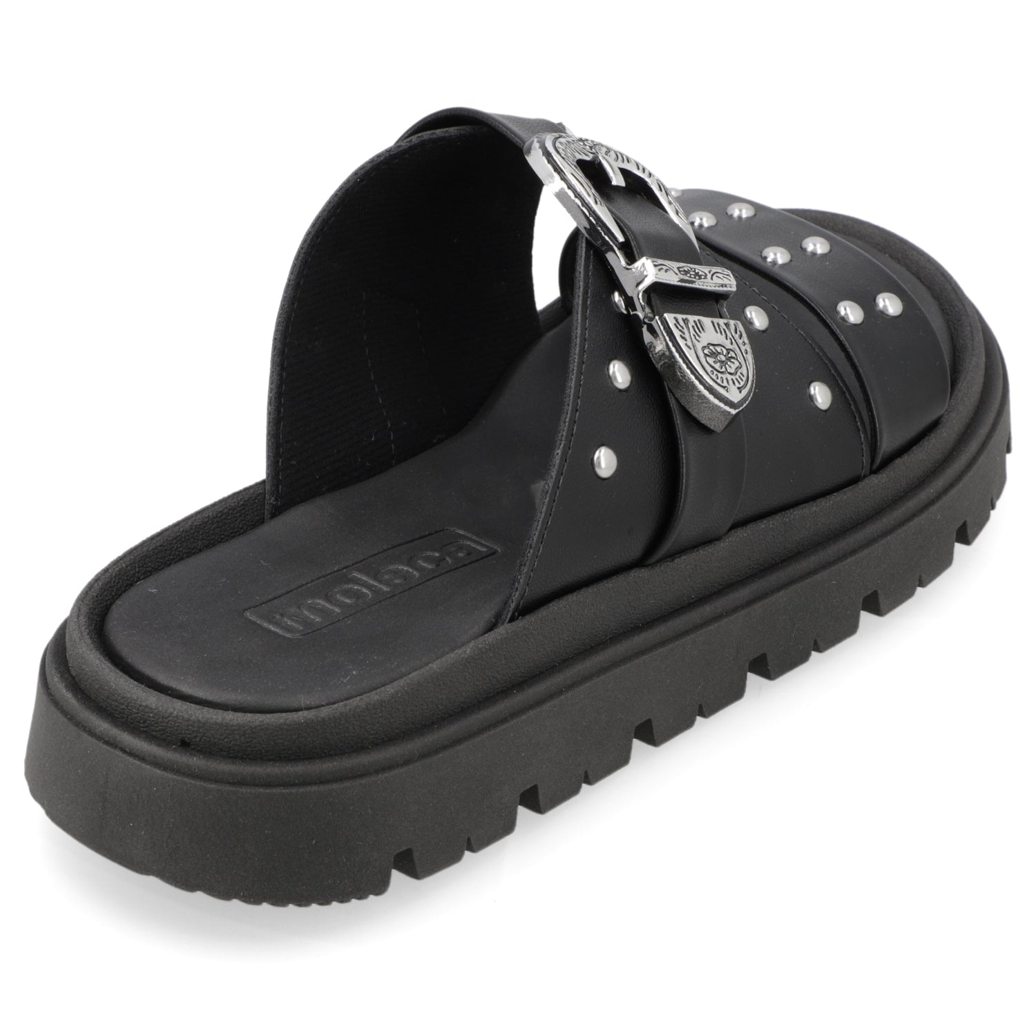 Sandalia Negro Moleca Ecocuero 35 / Negro