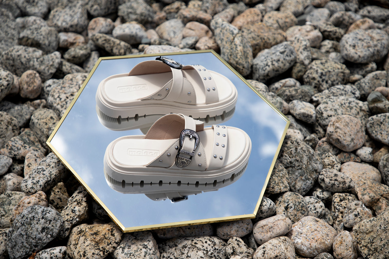 Sandalia Plana Eco Cuero 5504-103-9569-35312