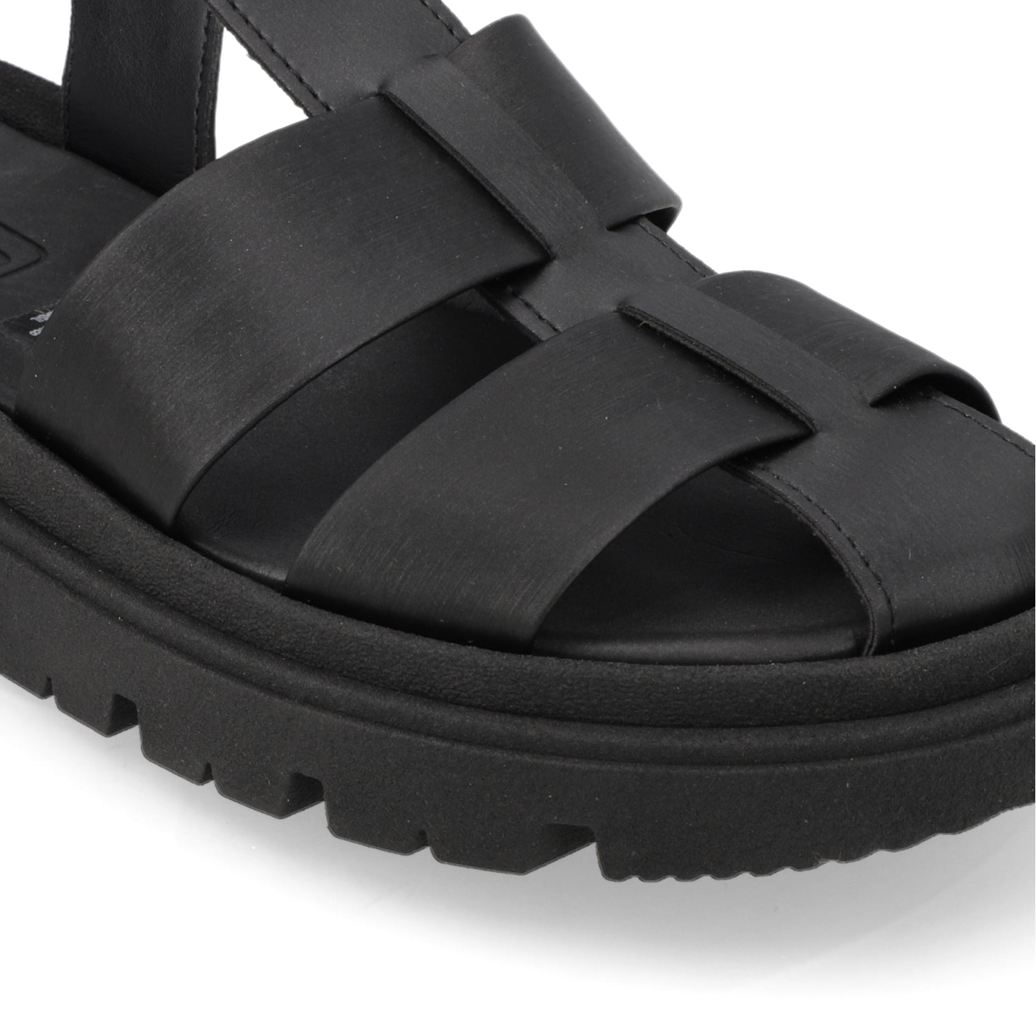 Sandalia Negro Moleca Ecocuero 35 / Negro