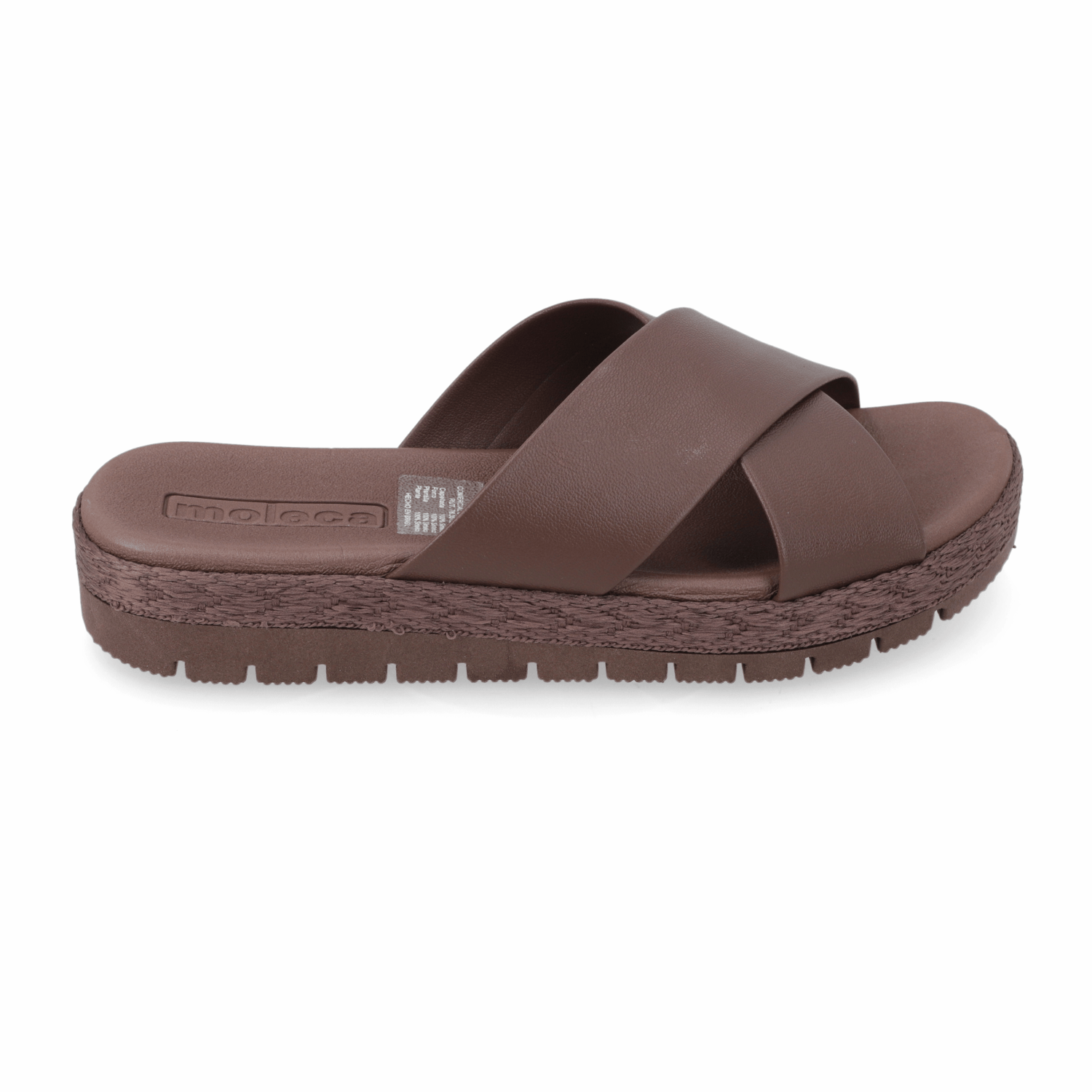 Sandalia Chocolate Moleca Ecocuero 35 / Chocolate