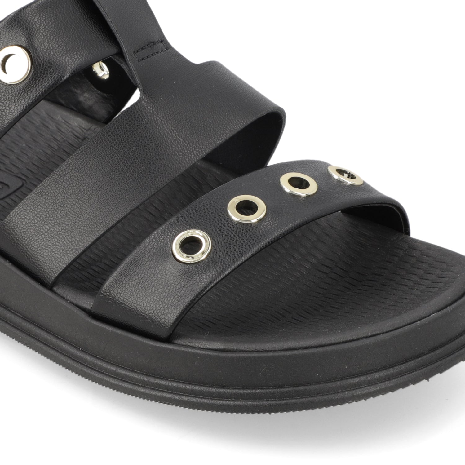 Sandalia Negro Moleca Ecocuero 35 / Negro