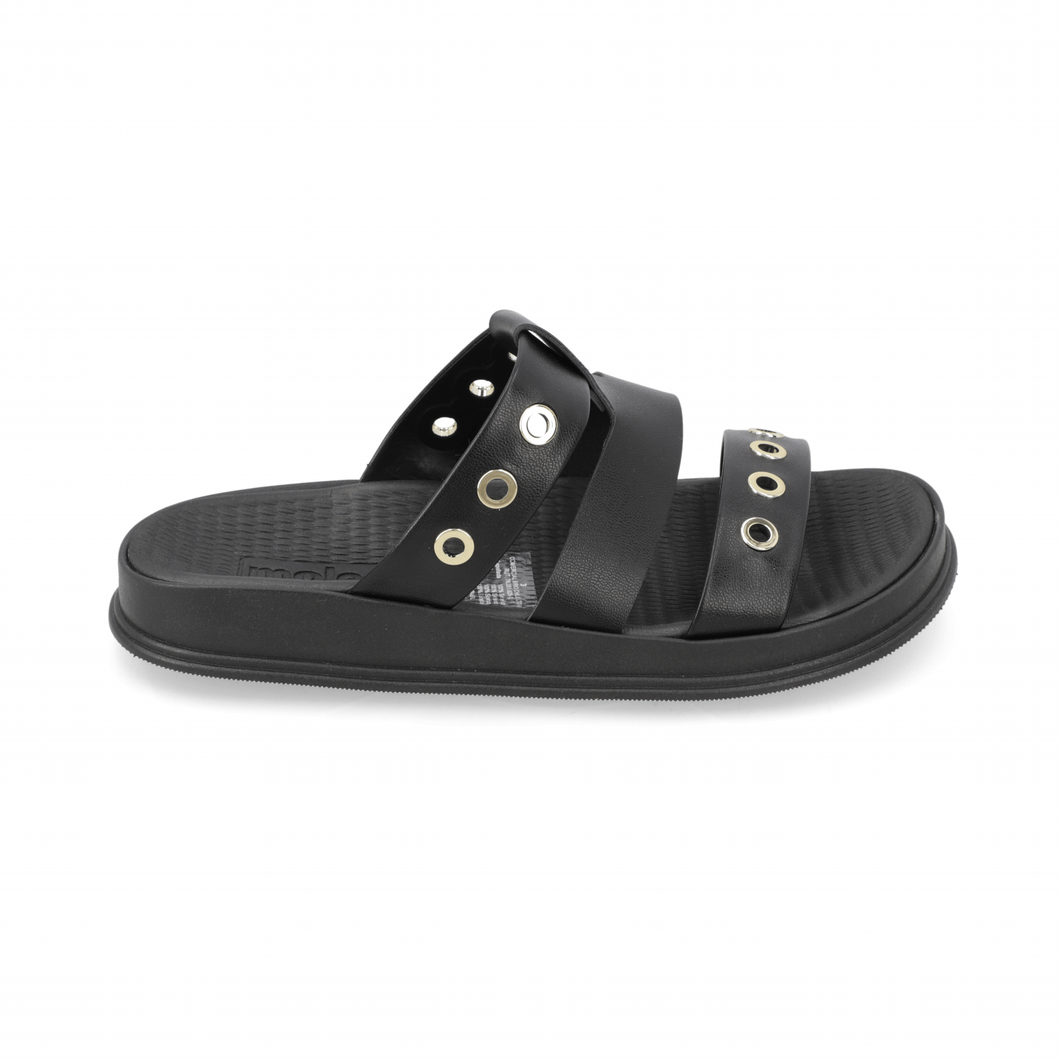 Sandalia Negro Moleca Ecocuero 35 / Negro