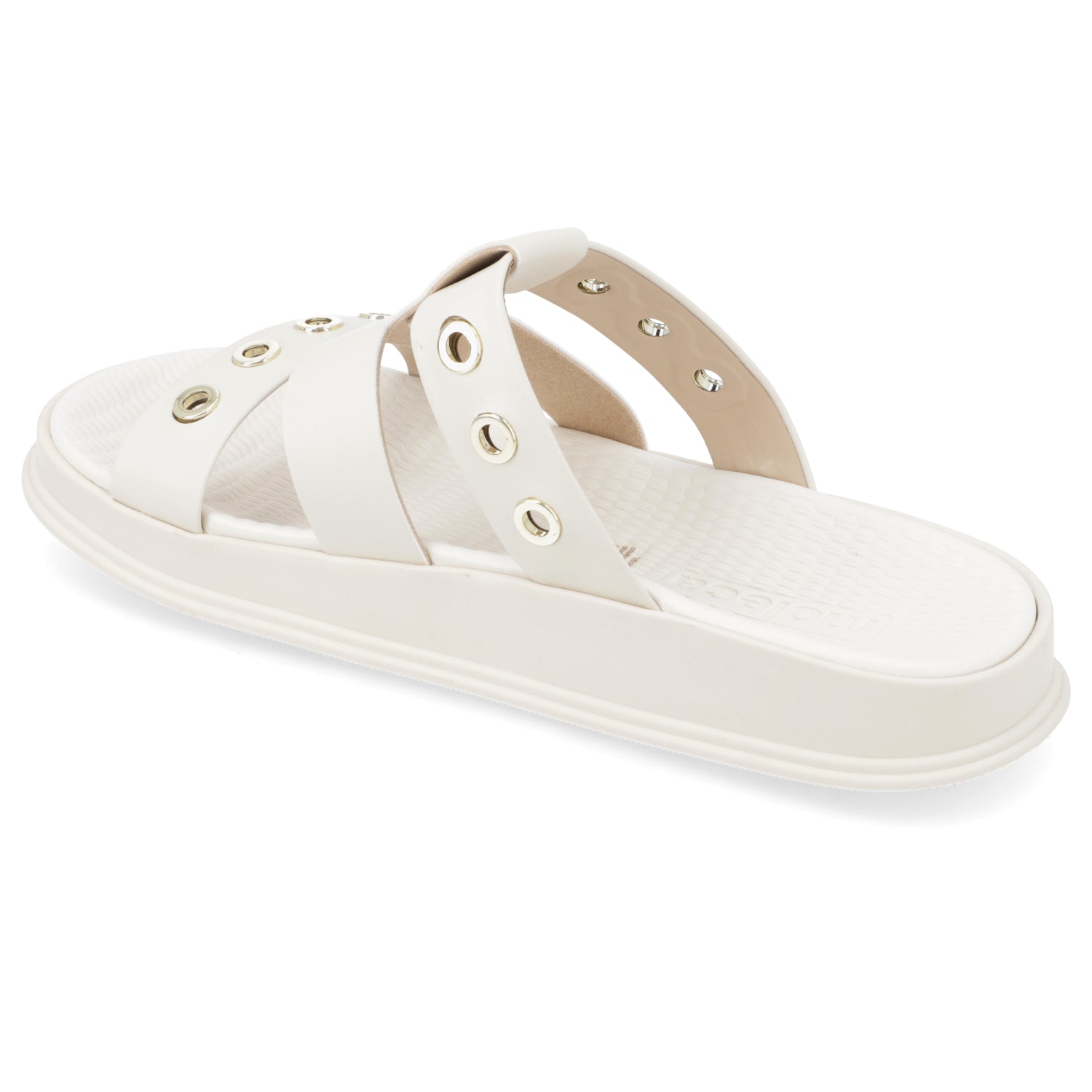 Sandalia Blanco OFF Moleca Ecocuero 35 / Blanco OFF