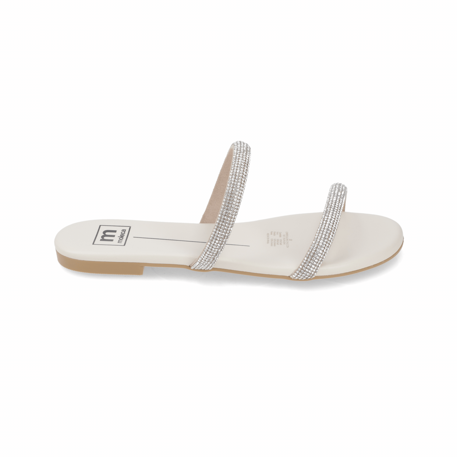 Sandalia Blanco Moleca 35 / Blanco