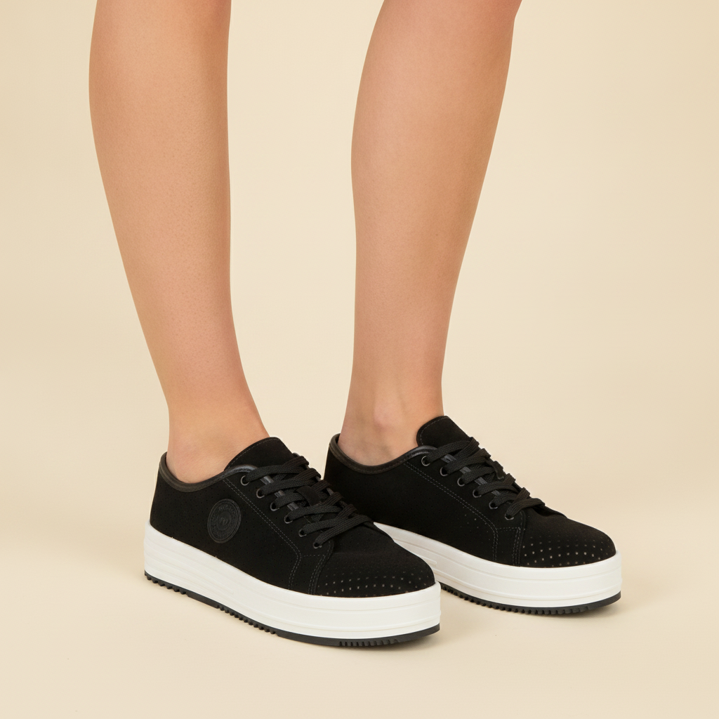 Zapatilla Negra Moleca