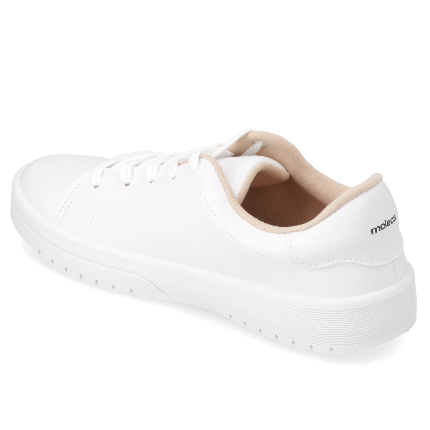 Zapatillas Casuales Blanco Moleca 35 / Blanco