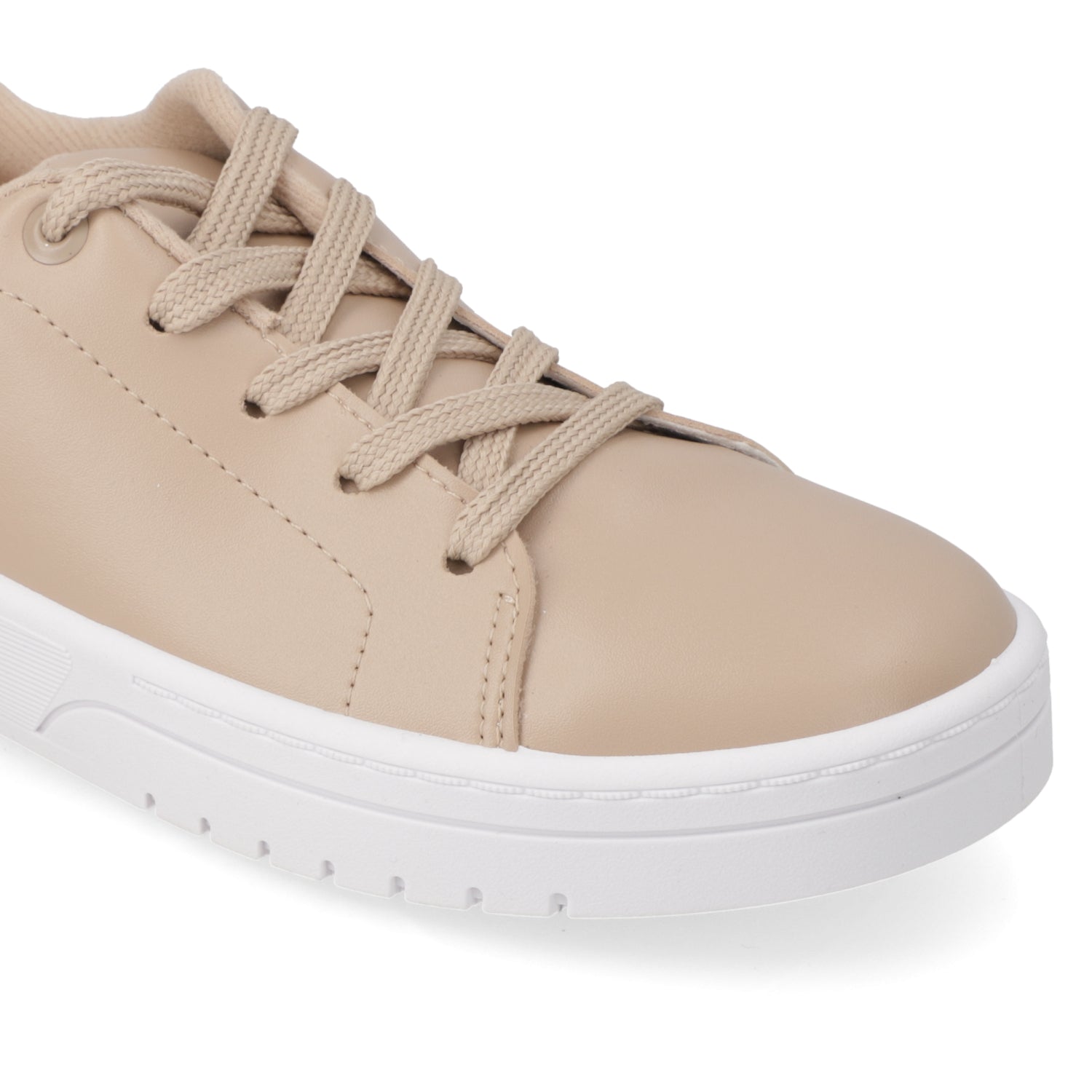 Zapatillas Casuales Beige Moleca 35 / Beige