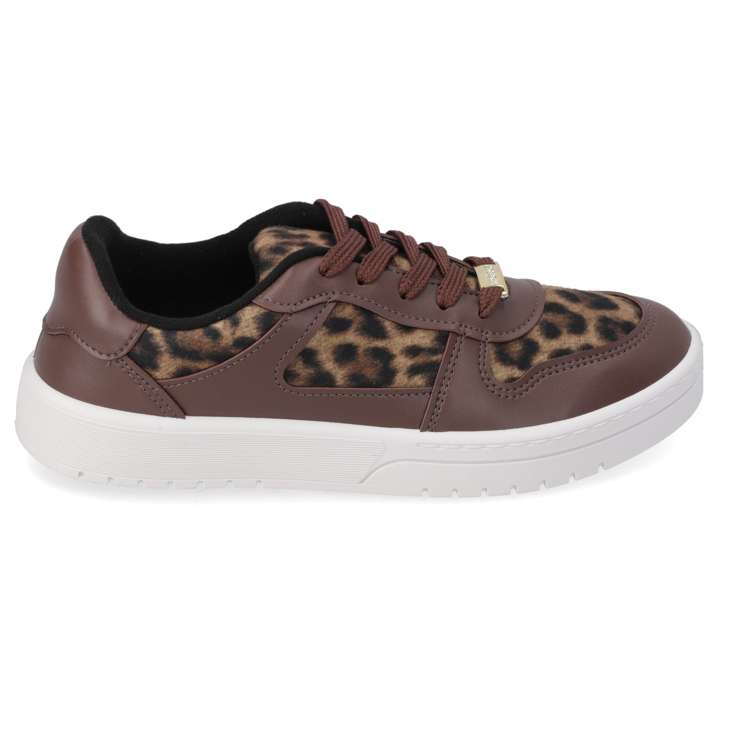Zapatillas Casuales Animal Print Moleca 35 / Animal Print