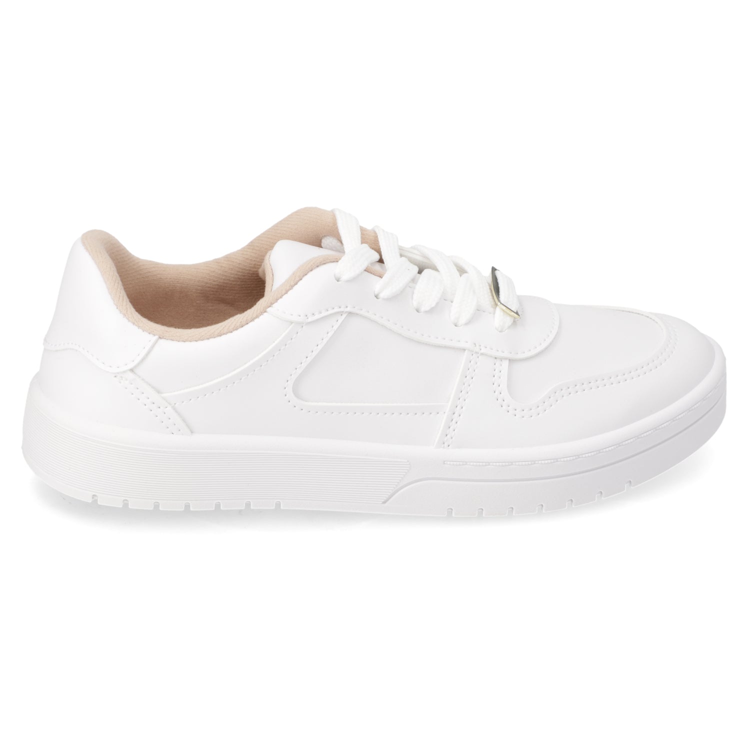Zapatillas Casuales Blanco Moleca 35 / Blanco