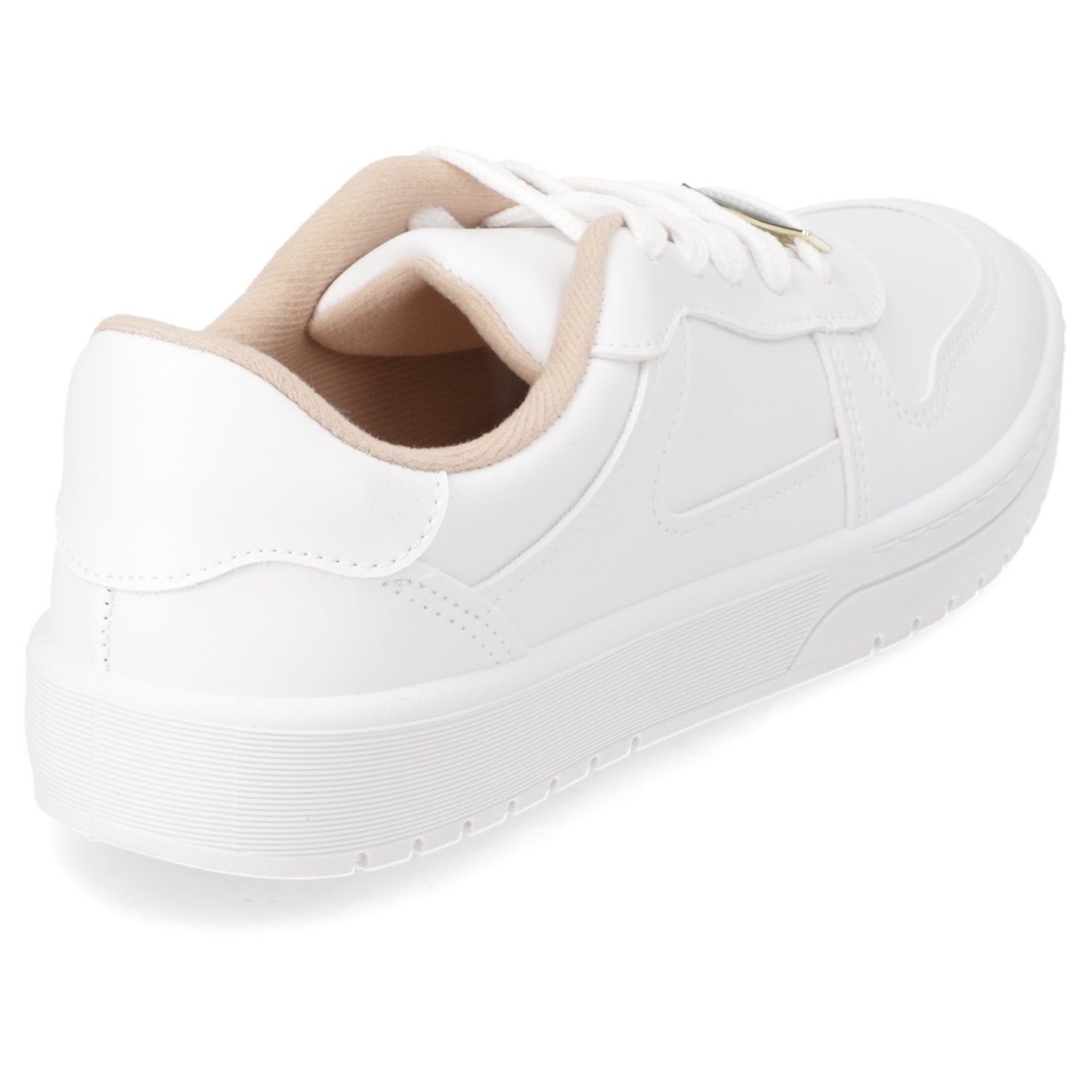 Zapatillas Casuales Blanco Moleca 35 / Blanco