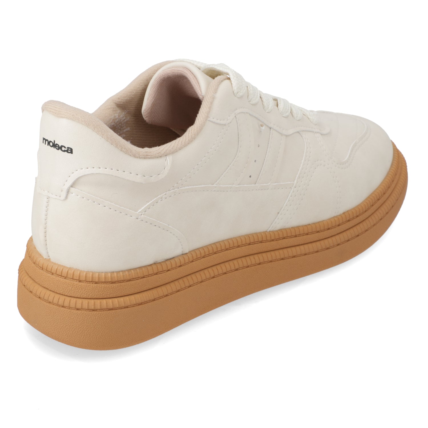 Zapatillas Casuales Blanco Moleca 35 / Blanco