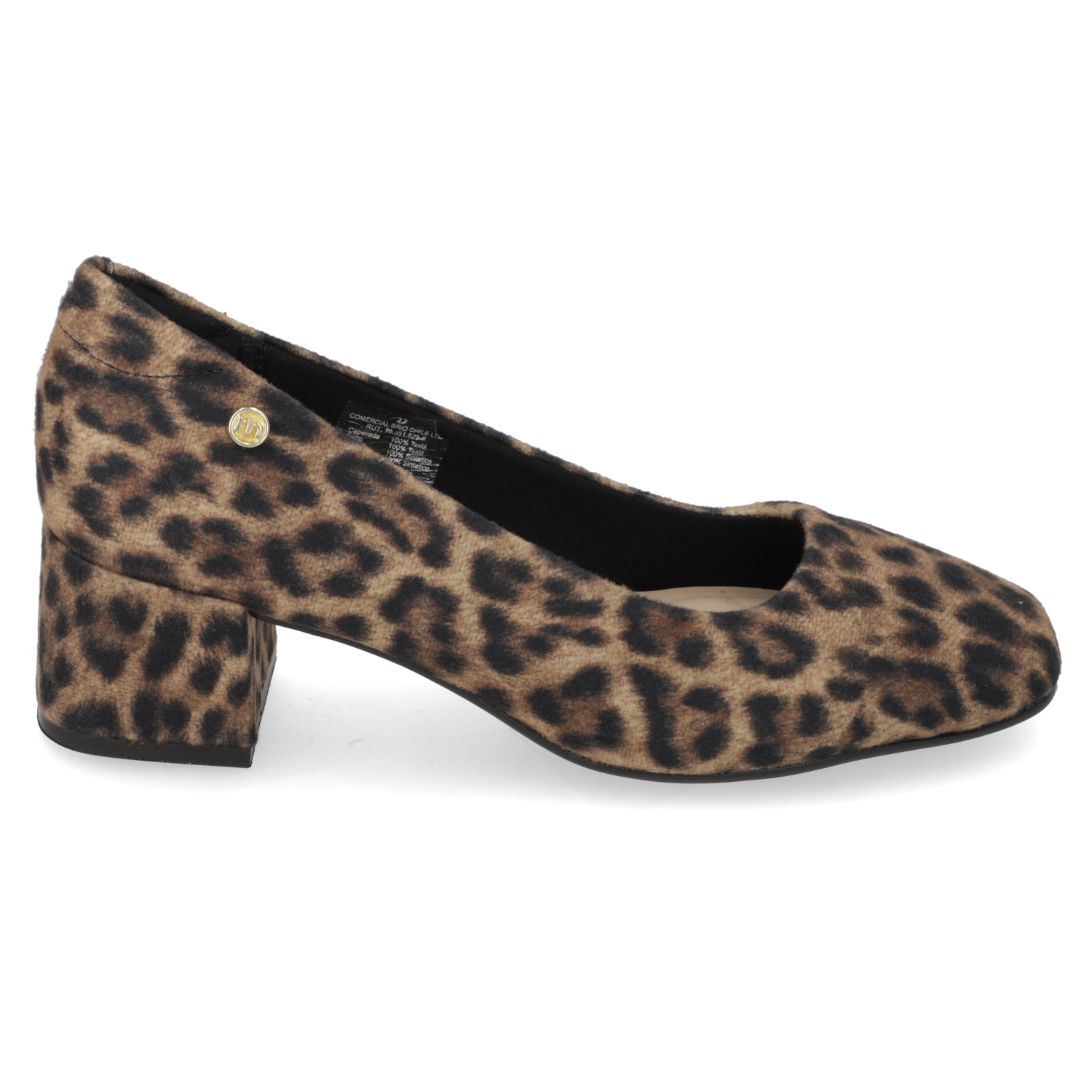 Taco Ancho 5 cm Animal Print Moleca 35 / Animal Print