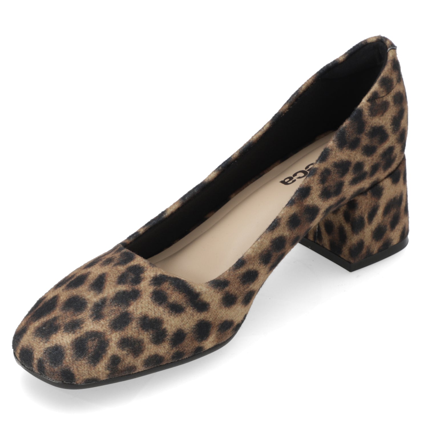 Taco Ancho 5 cm Animal Print Moleca 35 / Animal Print