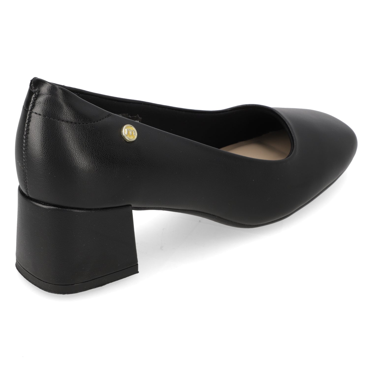 Taco Ancho 5 cm Negro Moleca 35 / Negro