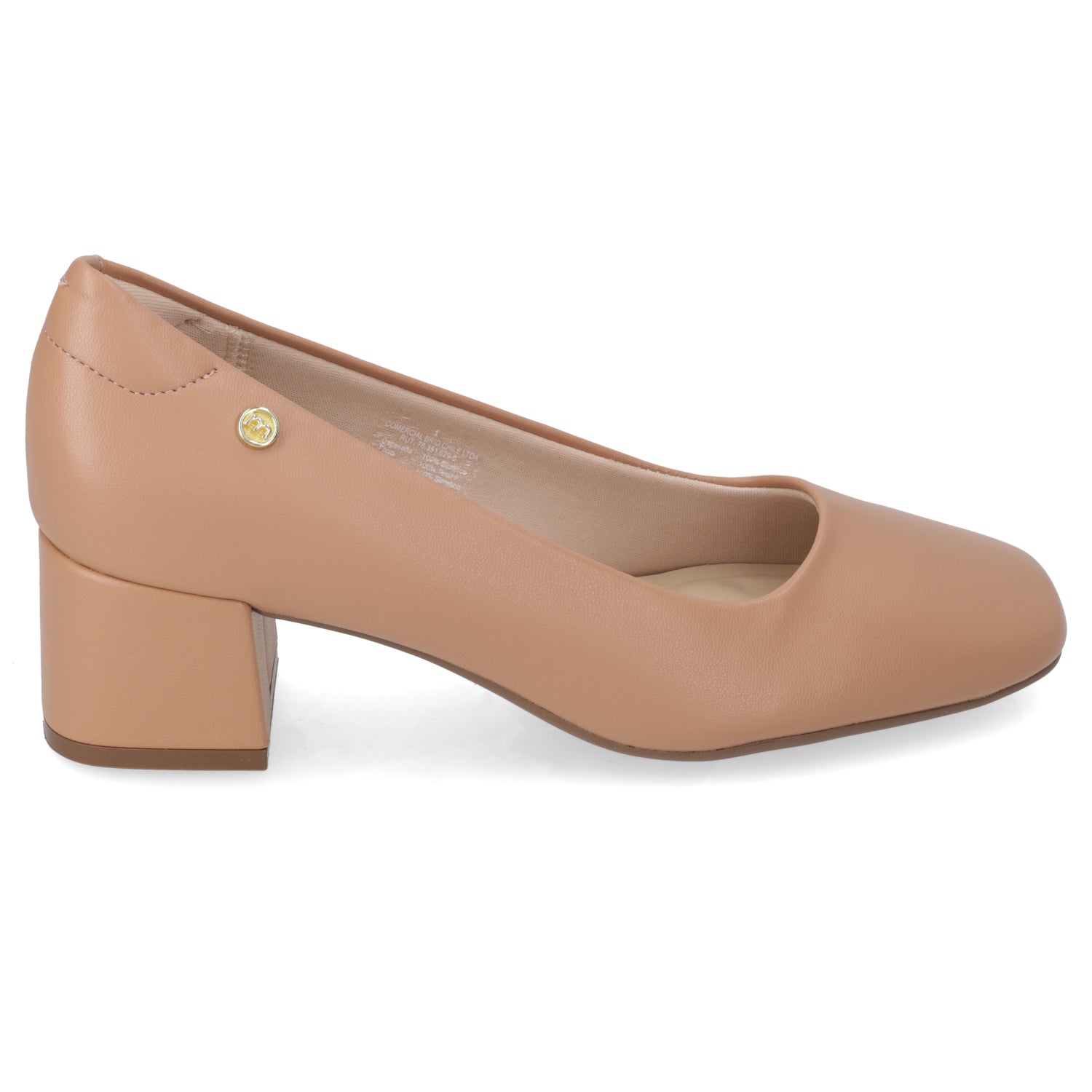 Taco Ancho 5 cm Nude Moleca 35 / Nude