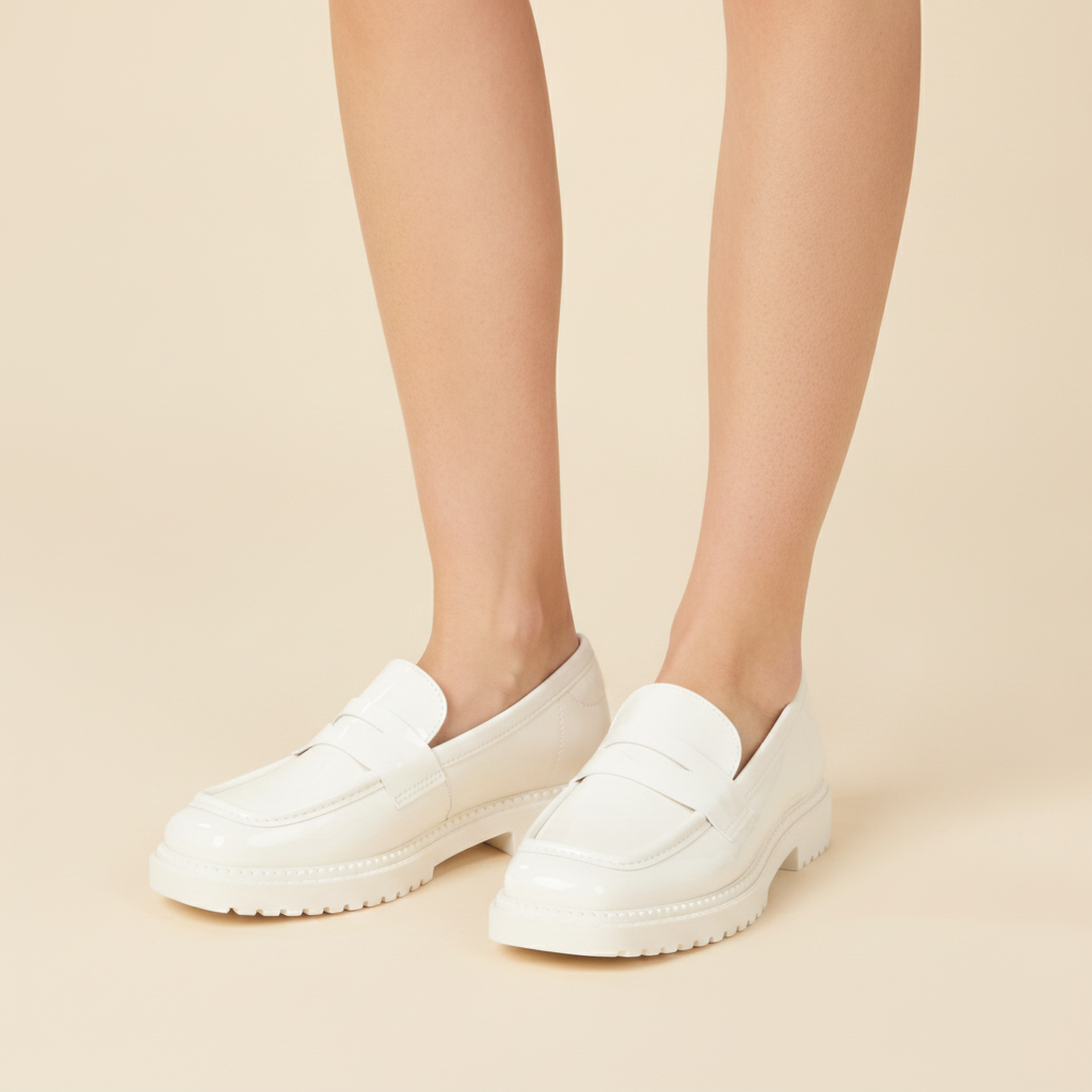 Mocasines Blanco Moleca