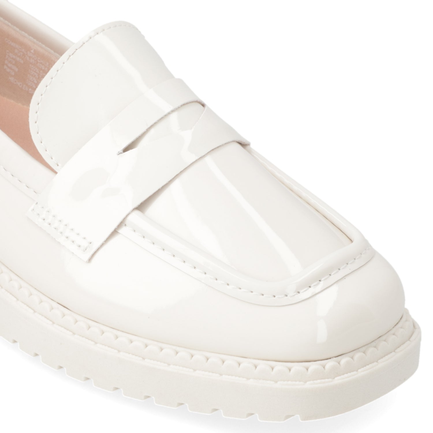 Mocasines Blanco Moleca 35 / Blanco