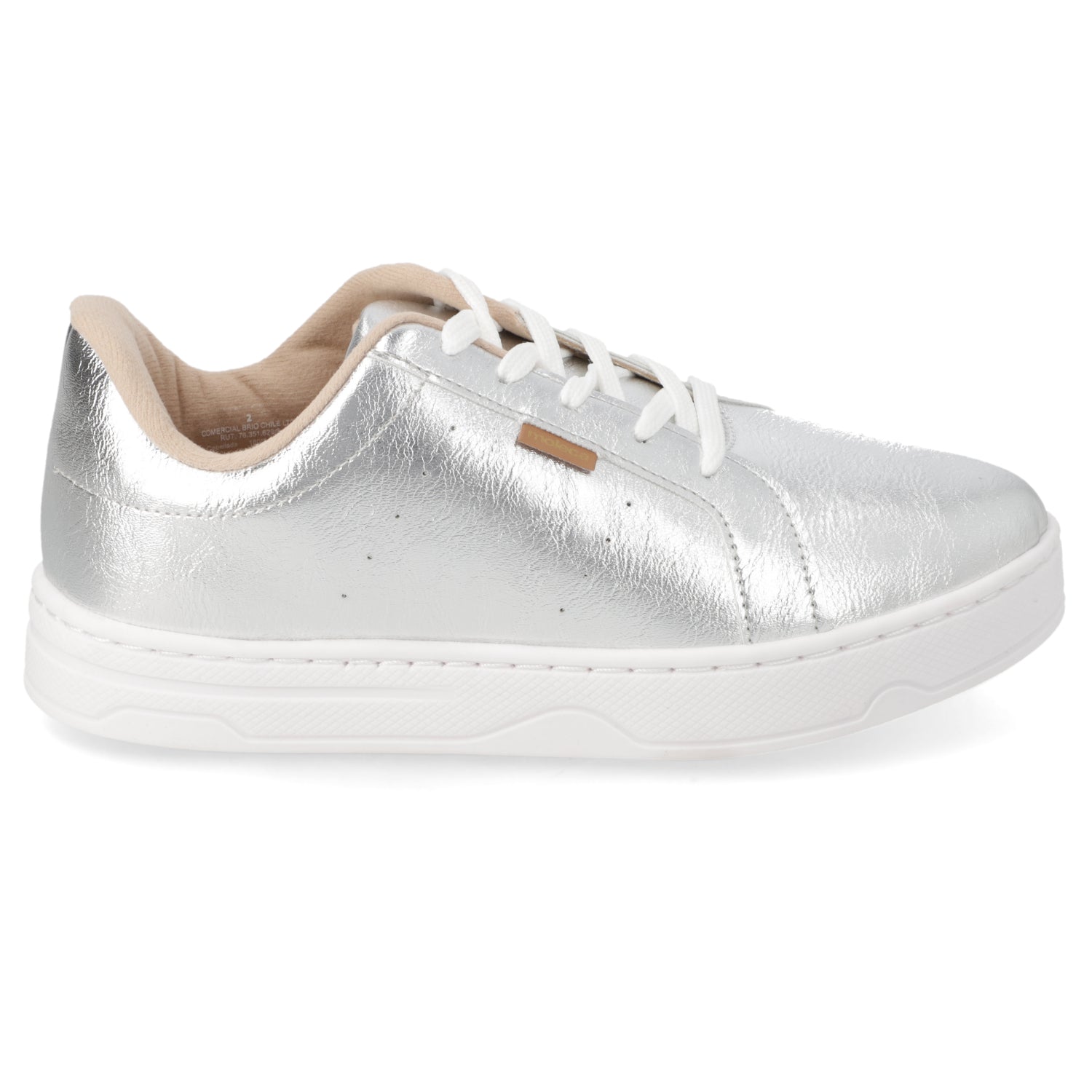 Zapatilla Plateada Modare 34 / Plateado
