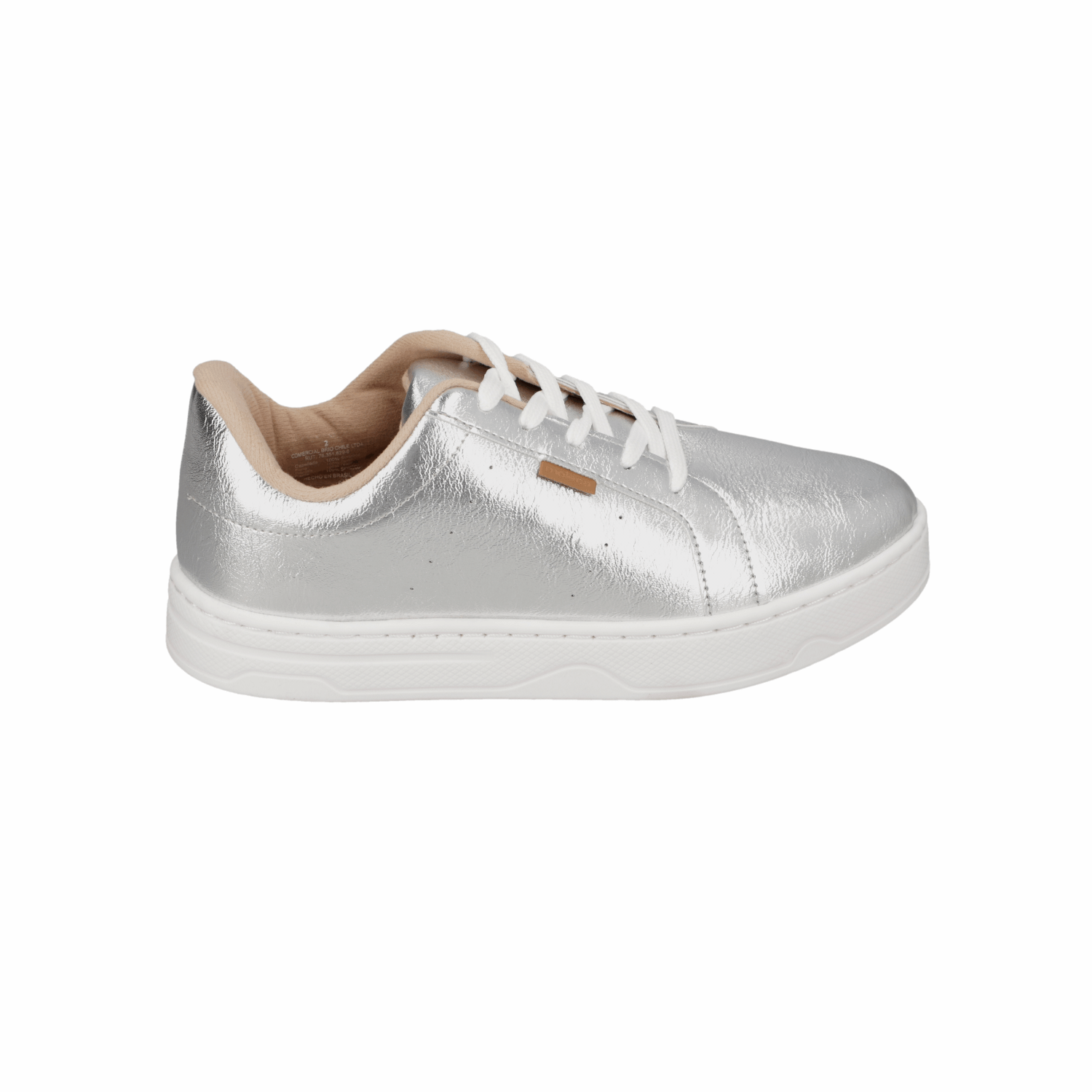 Zapatilla Plateada Modare 34 / Plateado