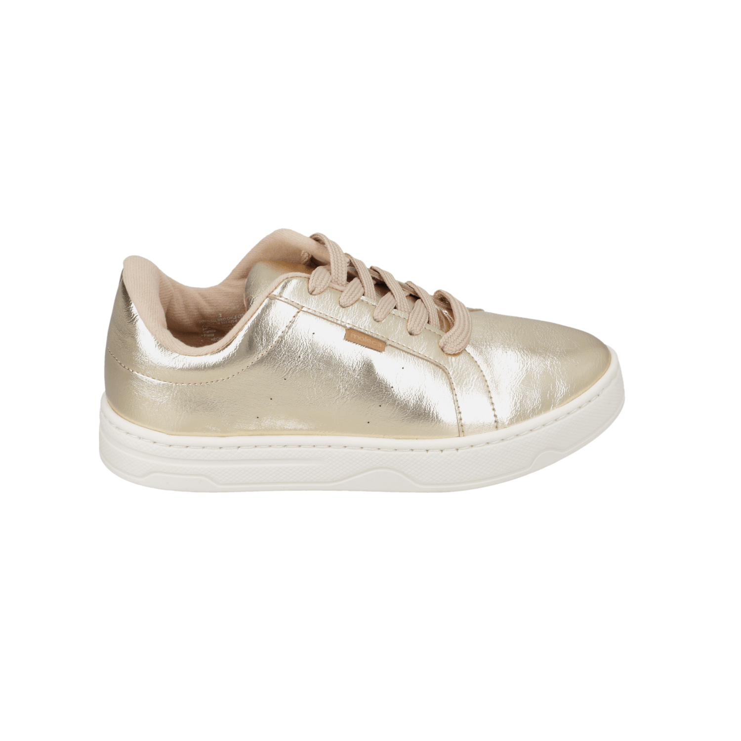 Zapatilla Dorada Moleca 34 / Dorado