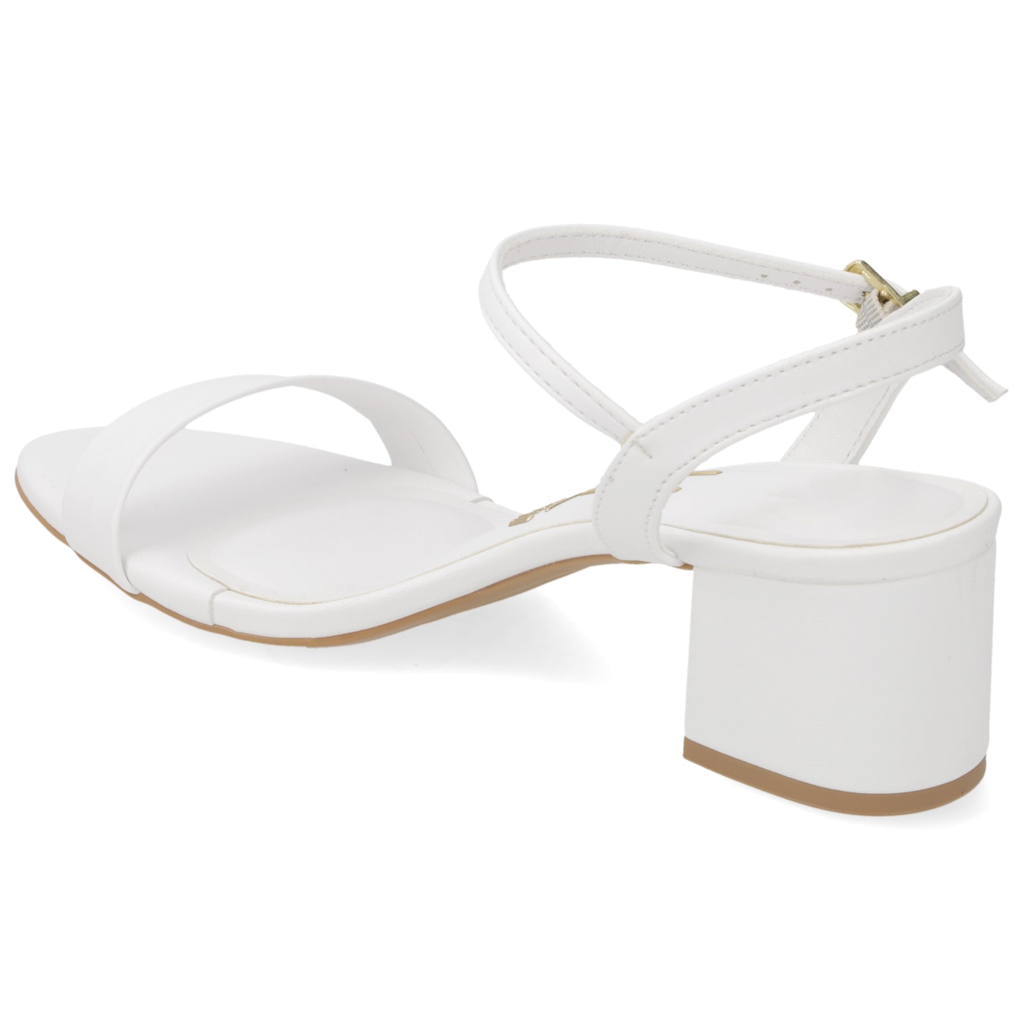 Sandalias de Novia Taco Ancho Blanco Vizzano 35 / Blanco