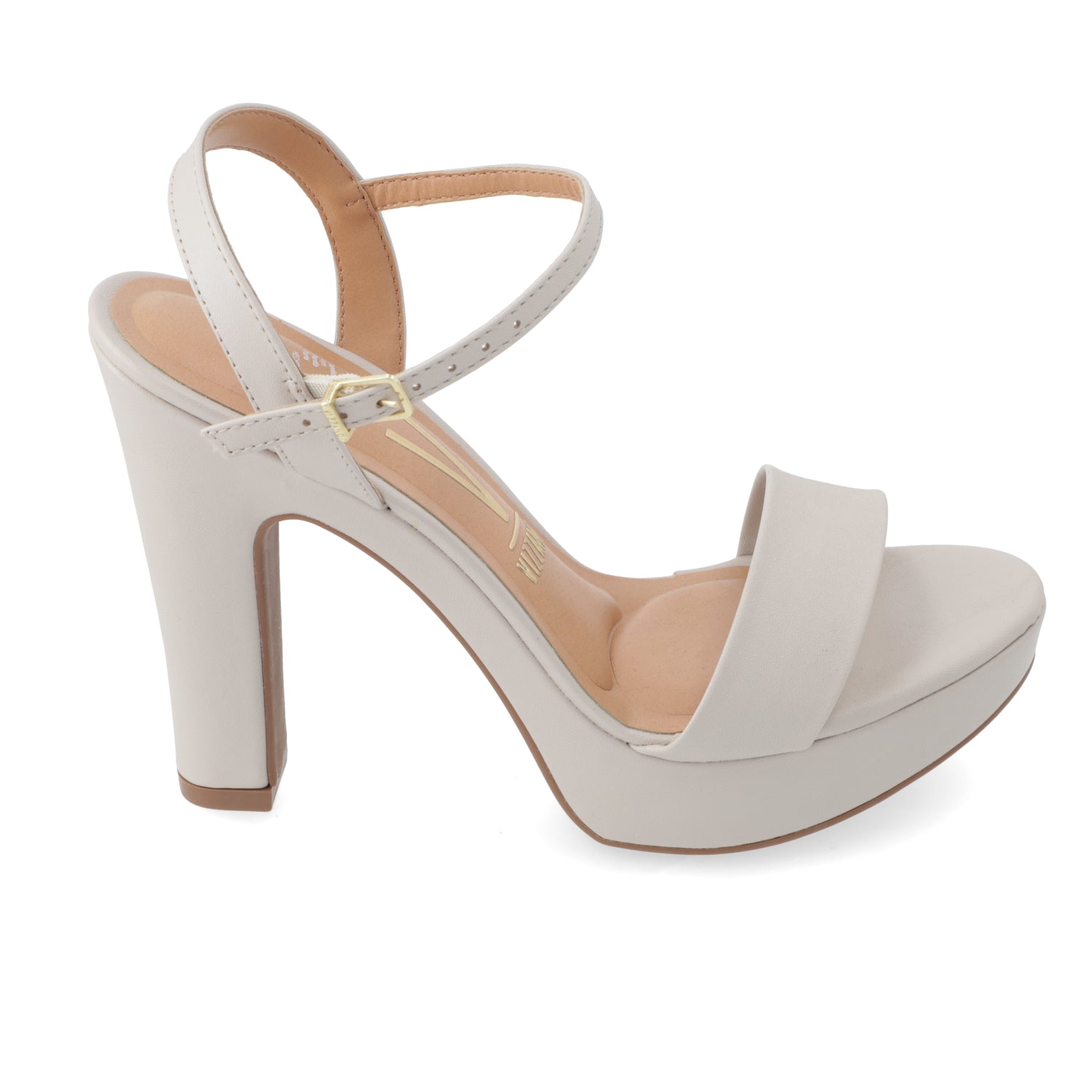 Sandalia Taco Cuadrado Eco Cuero Gris 6292-200-7286-98514